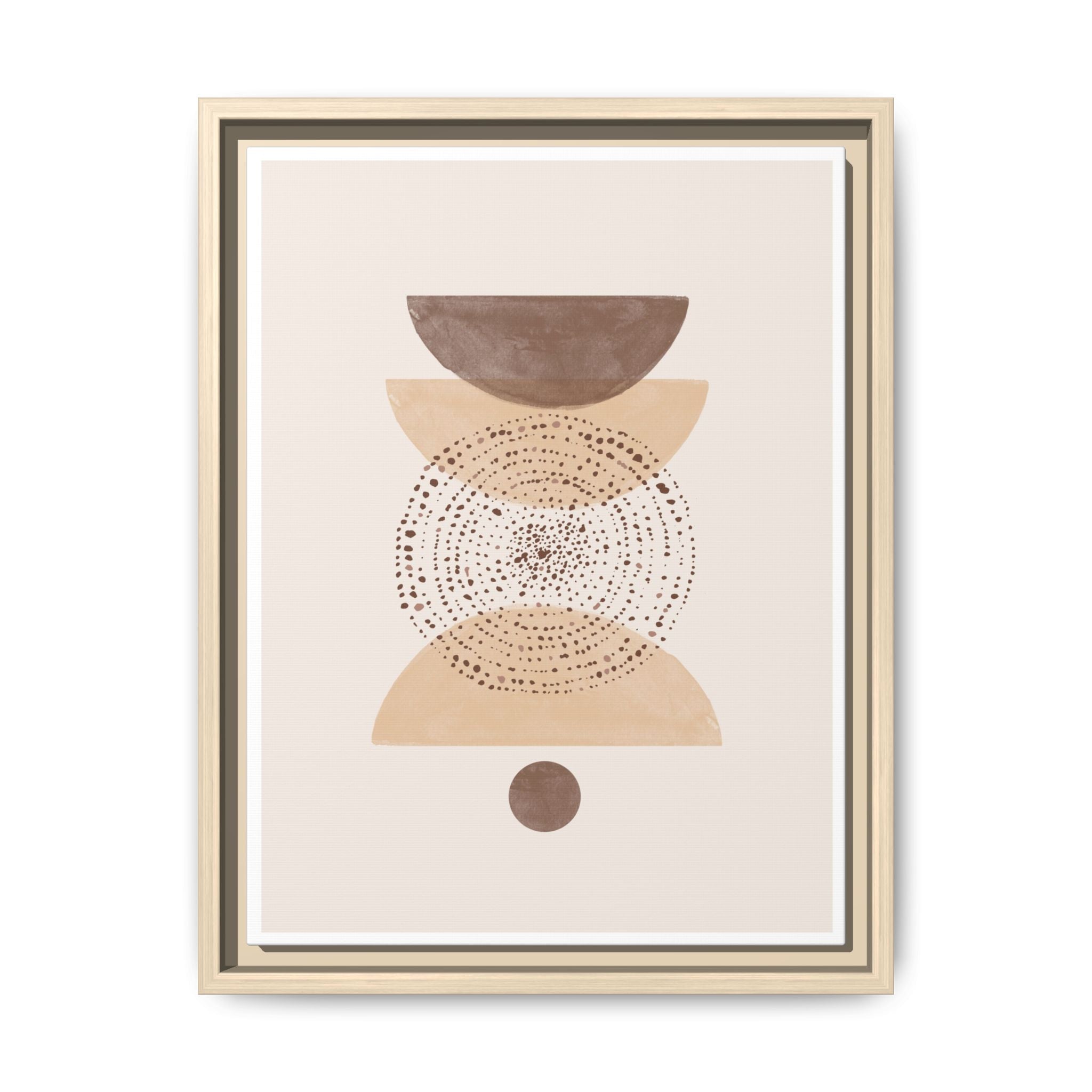 Terracotta Orbit Balance - Framed