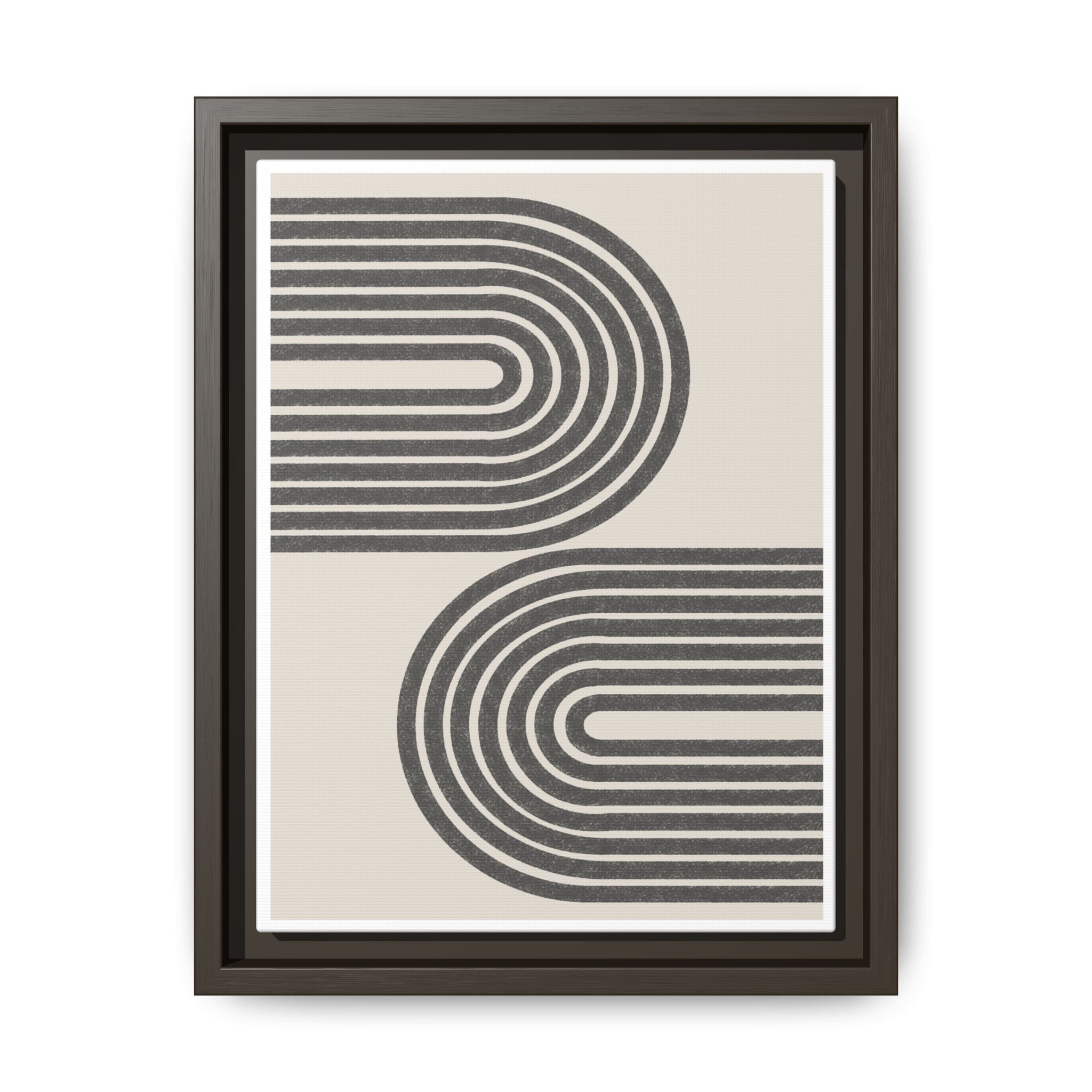 Twin Horizon Currents - Framed