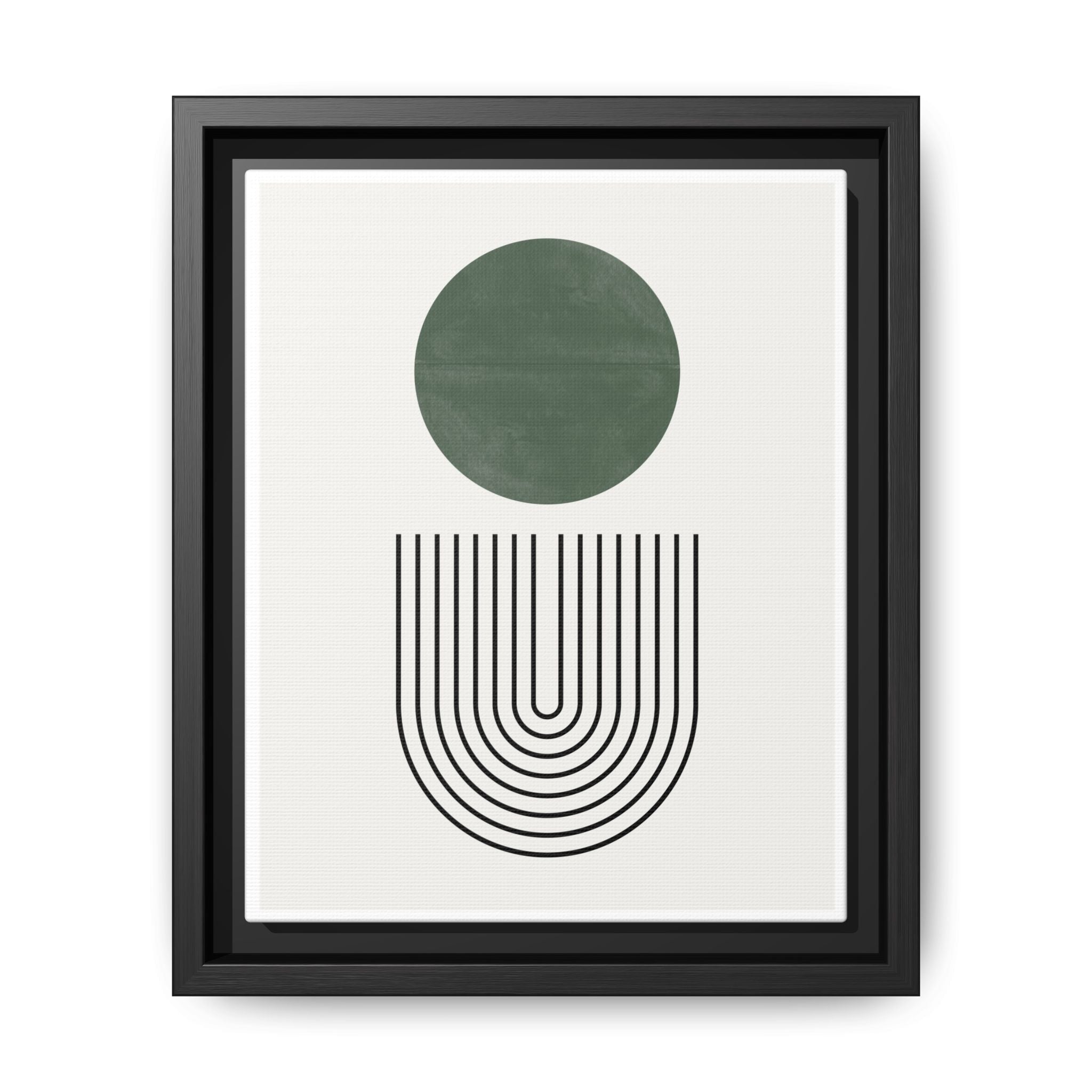 Emerald Orbit Pathways - Framed
