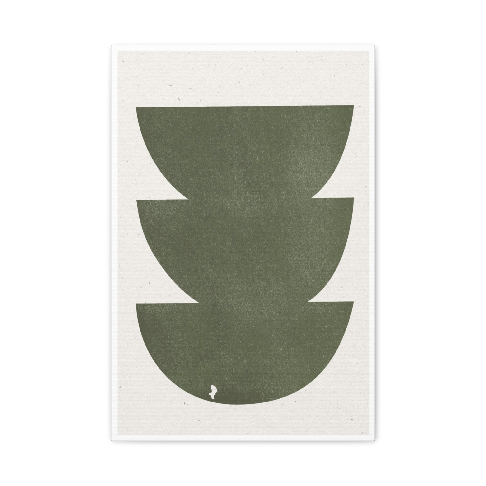 Olive Balance Forms - Canvas