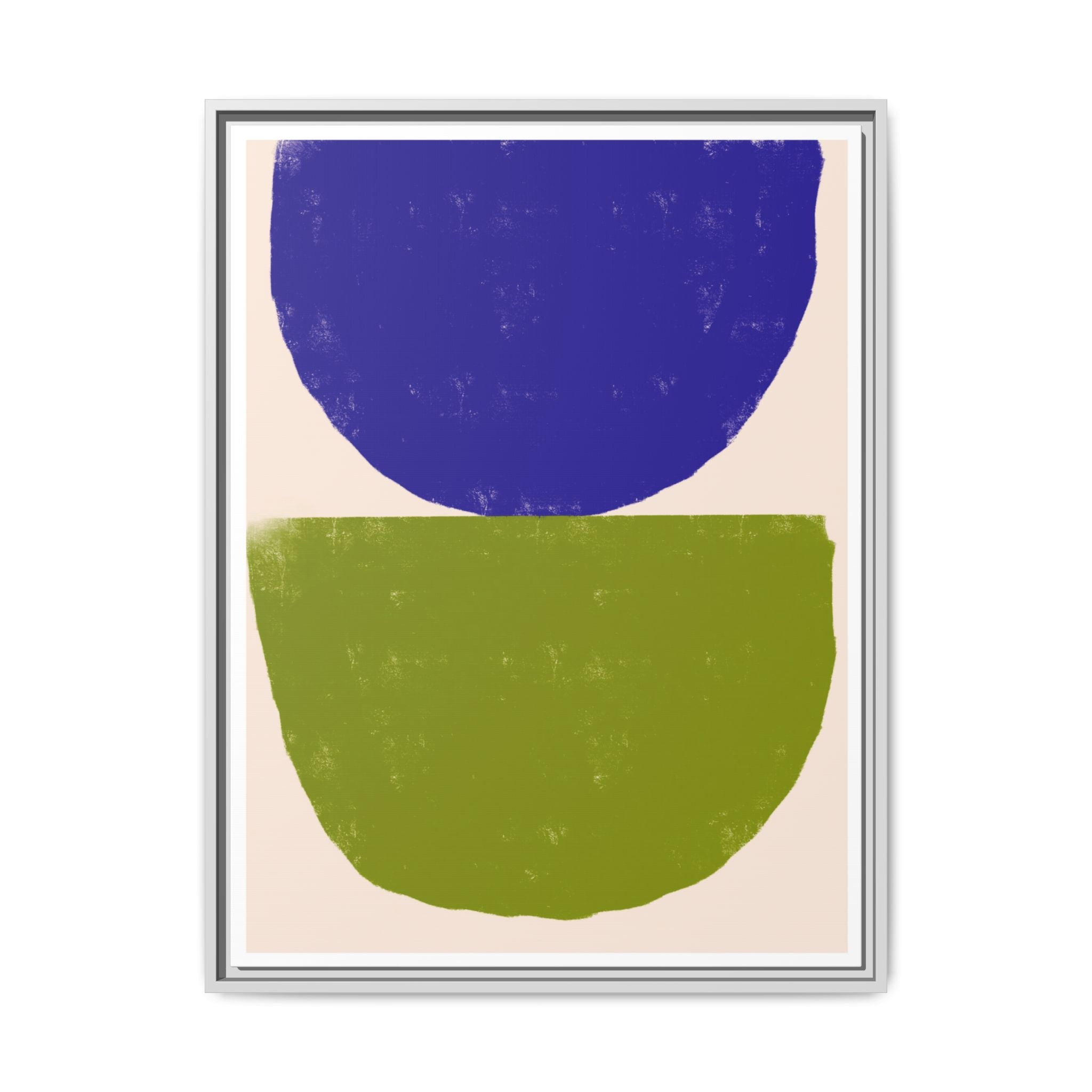 Cobalt Meadow Balance - Framed