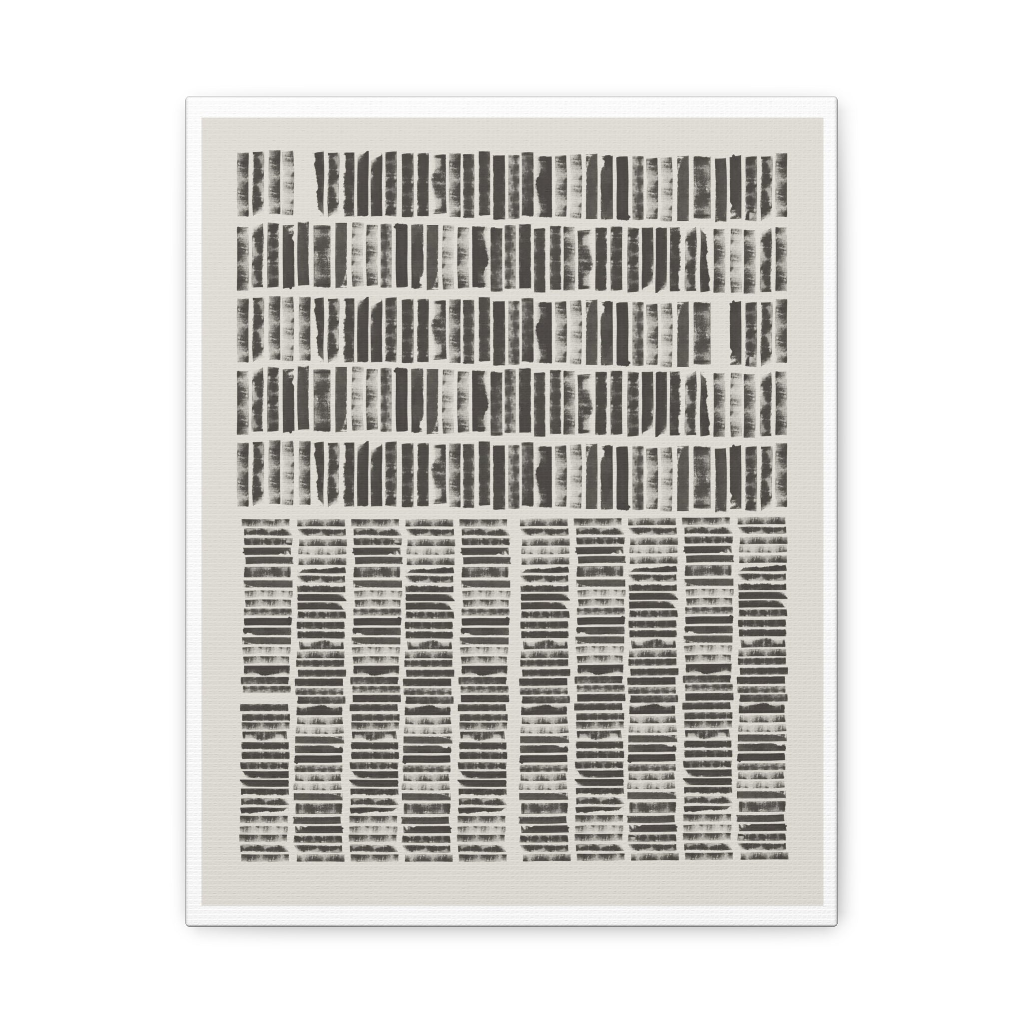 Shadow Rhythm Columns - Canvas