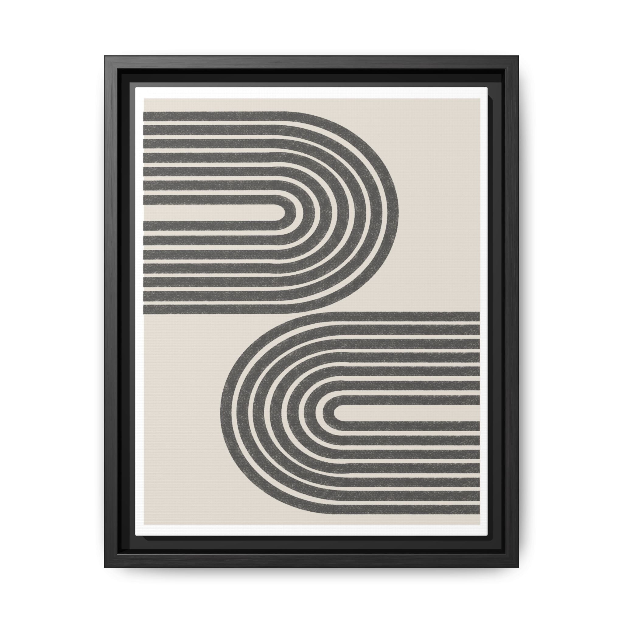 Twin Horizon Currents - Framed