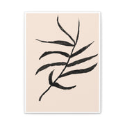 Ebony Frond Drift - Canvas