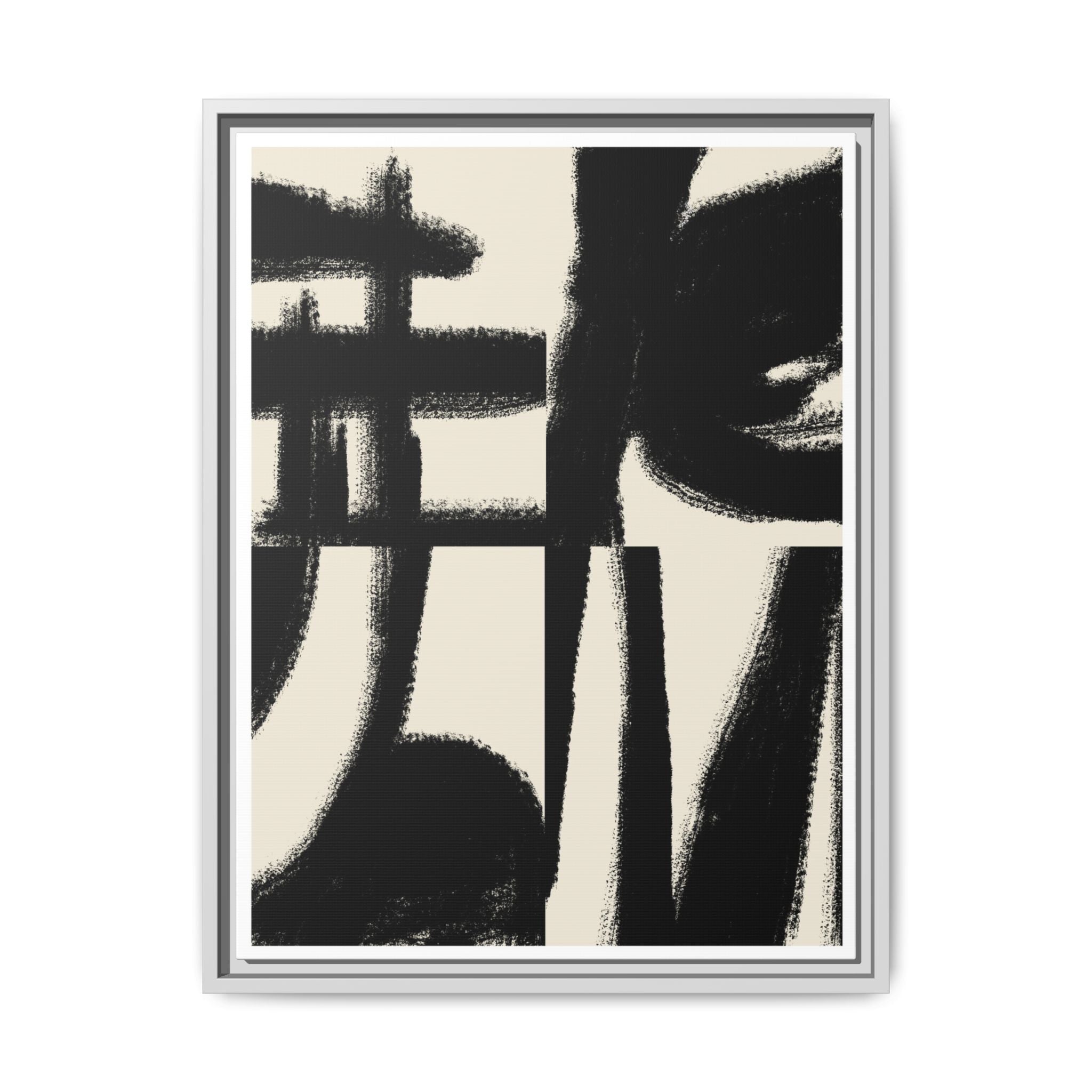 Midnight Gesture Fragments - Framed