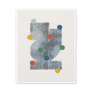 Muted Geometry Reverie - Canvas