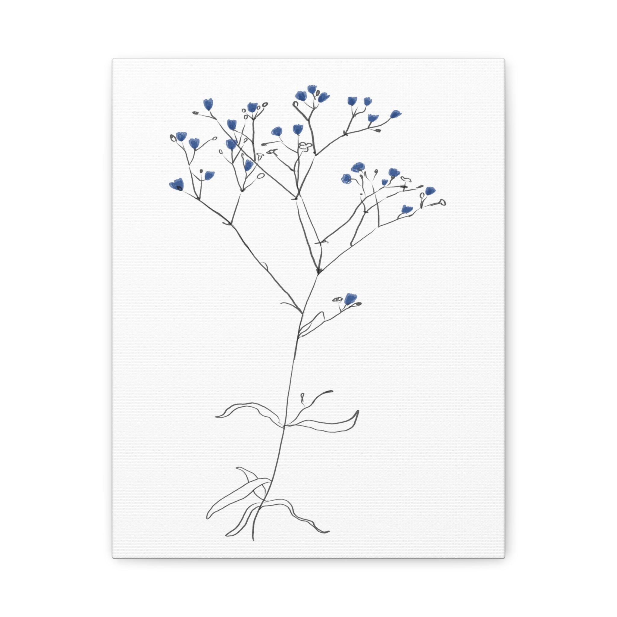 Blue Meadow Whisper - Canvas