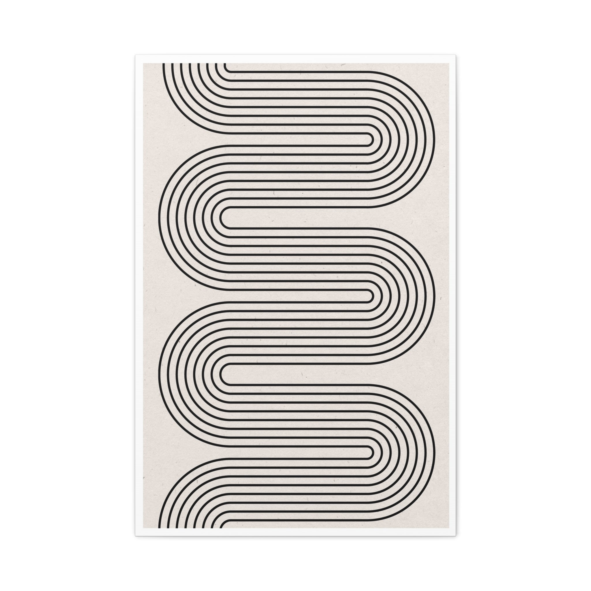 Monoline Rhythm Cascade - Canvas