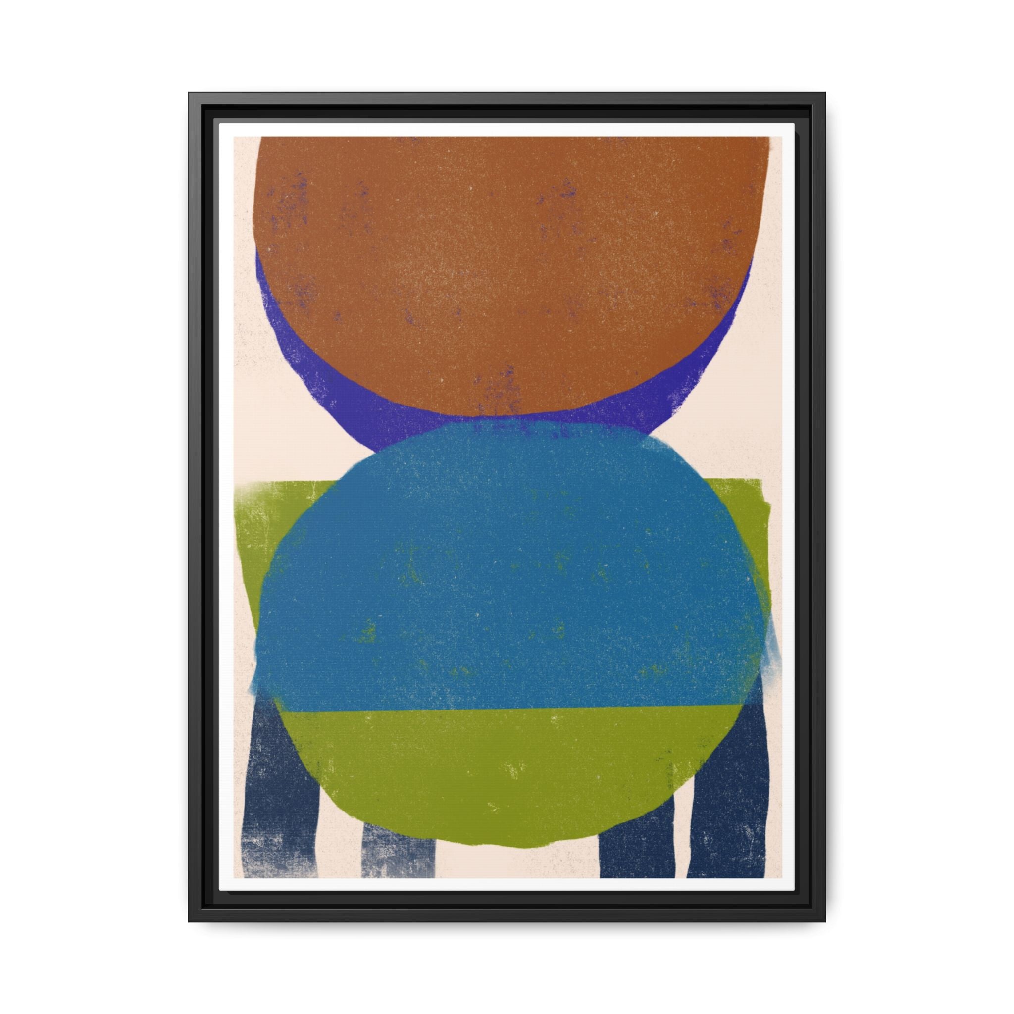 Azure Meadow Eclipse - Framed