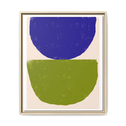 Cobalt Meadow Balance - Framed