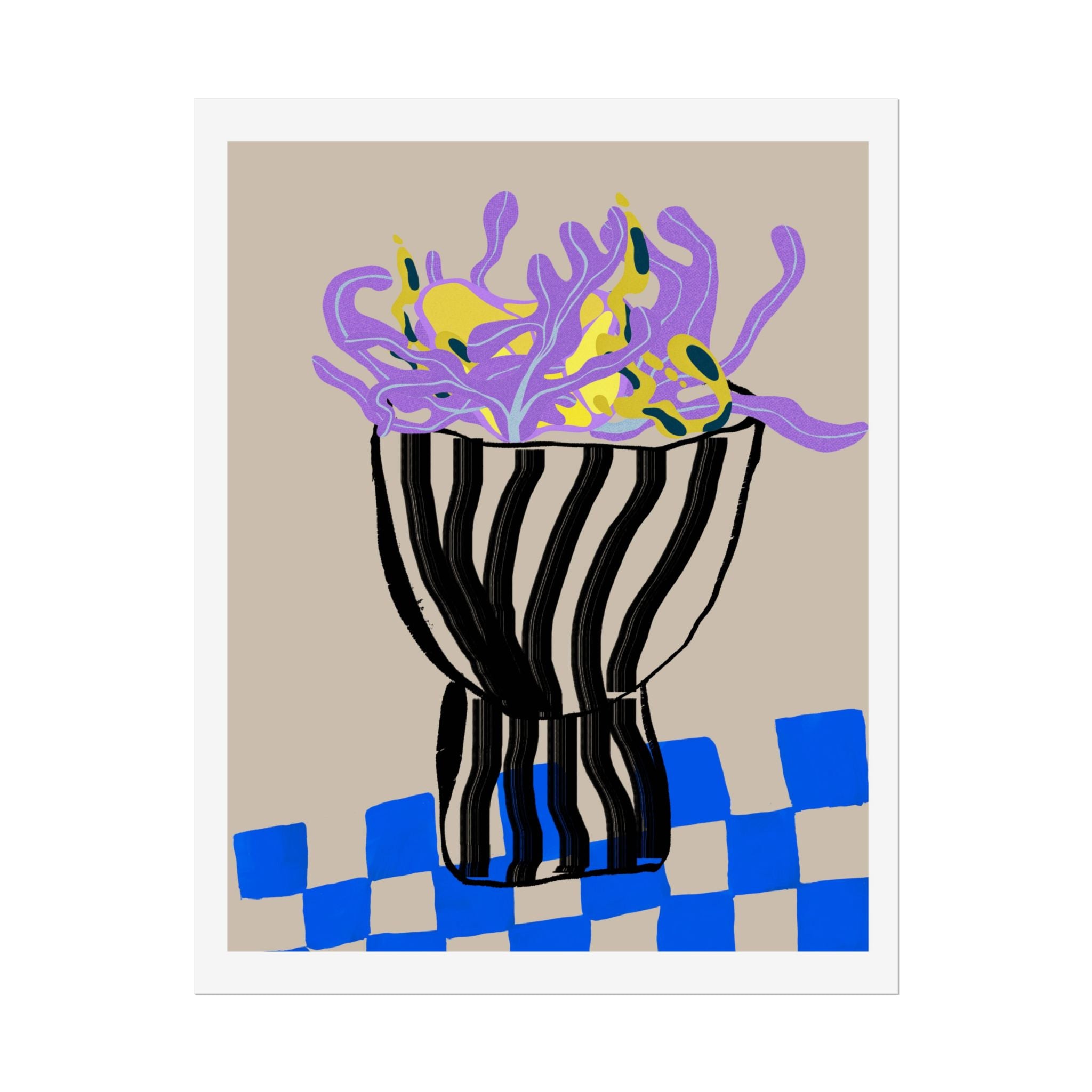 Lavender Coral Mirage - Poster