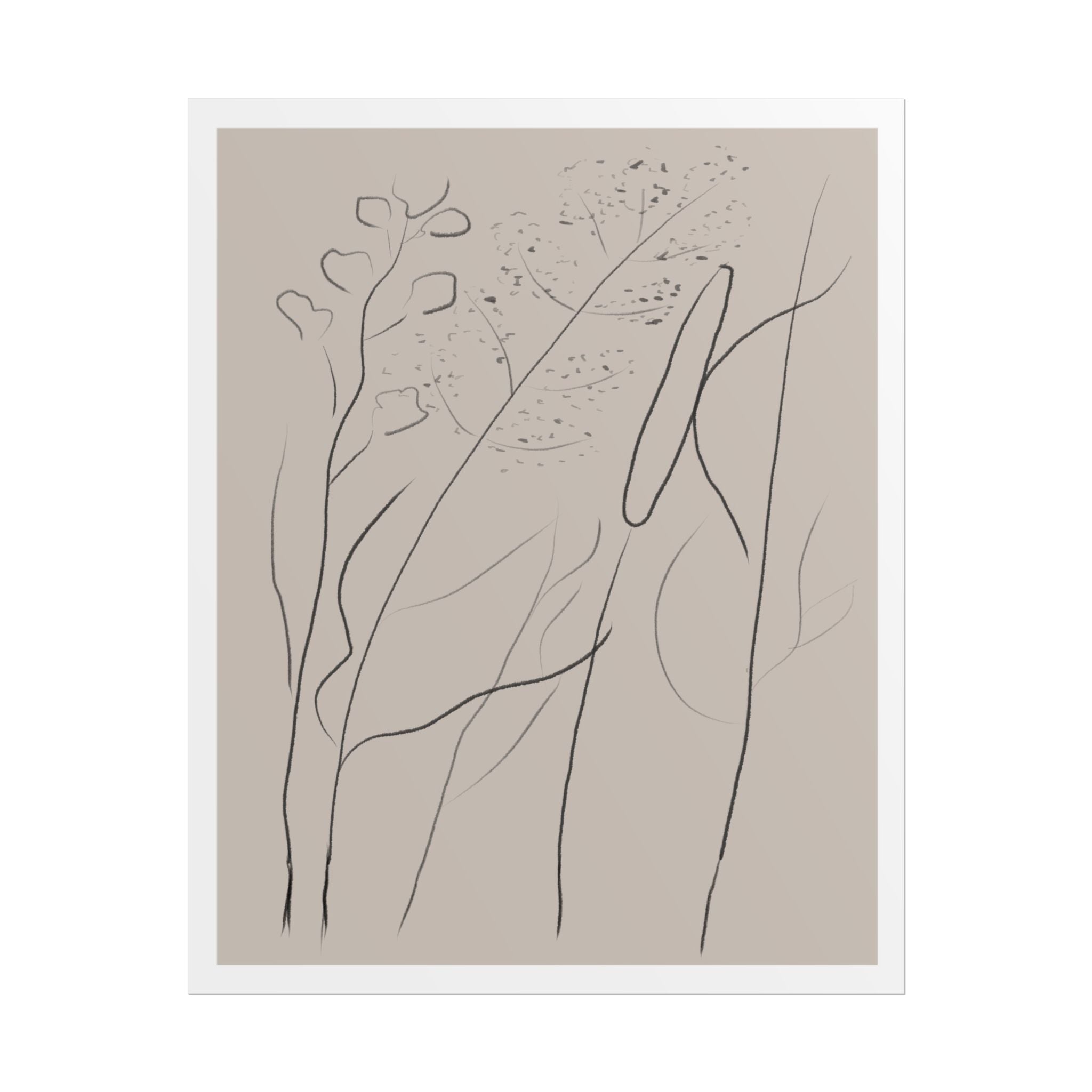 Quiet Woodland Traces - Poster