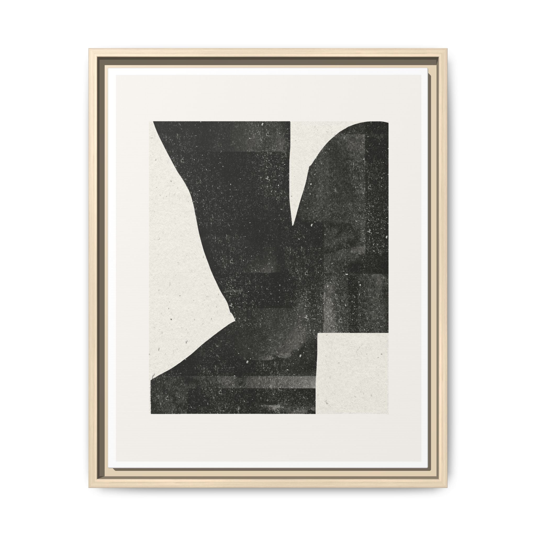 Noir Balance Echoes - Framed