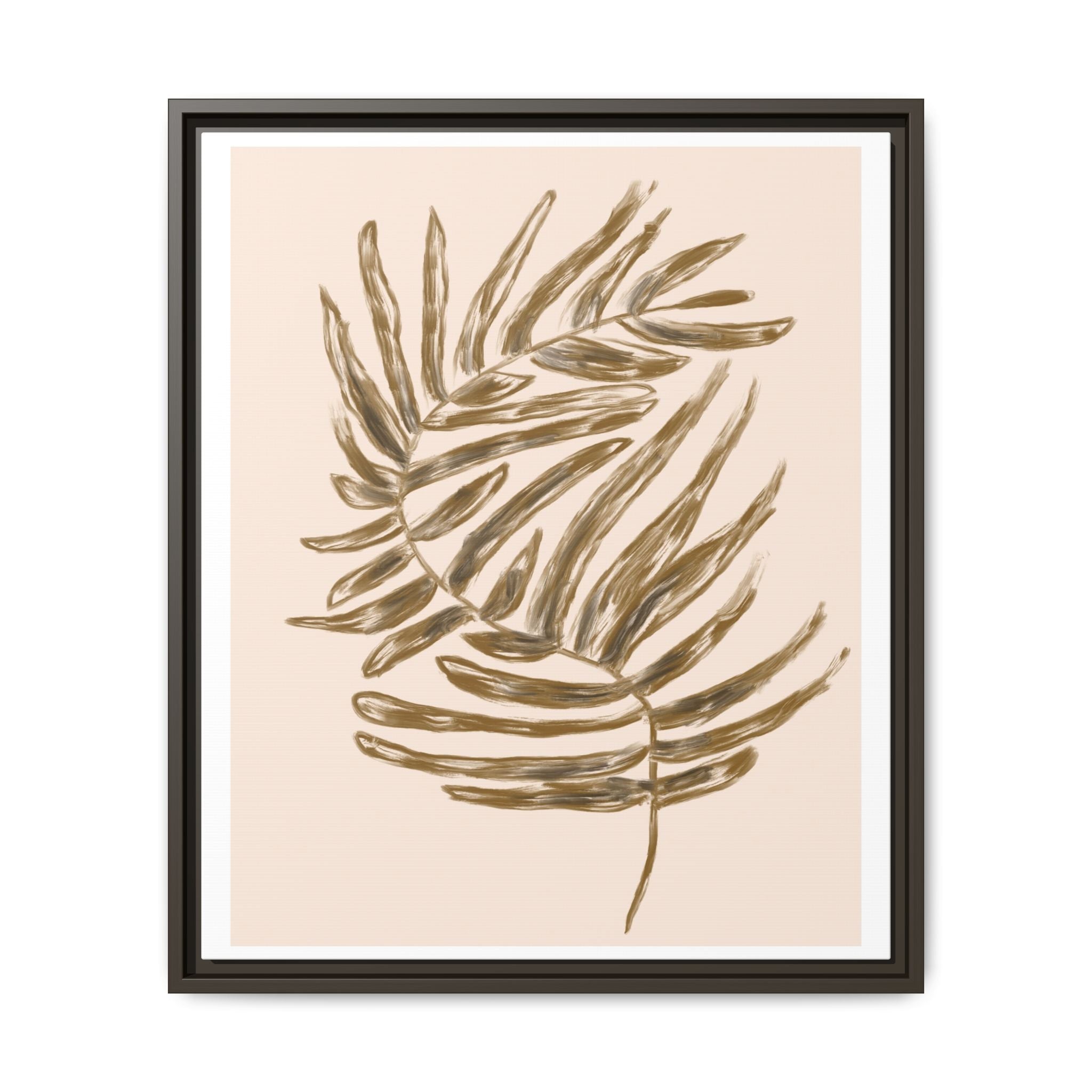 Golden Frond Reverie - Framed