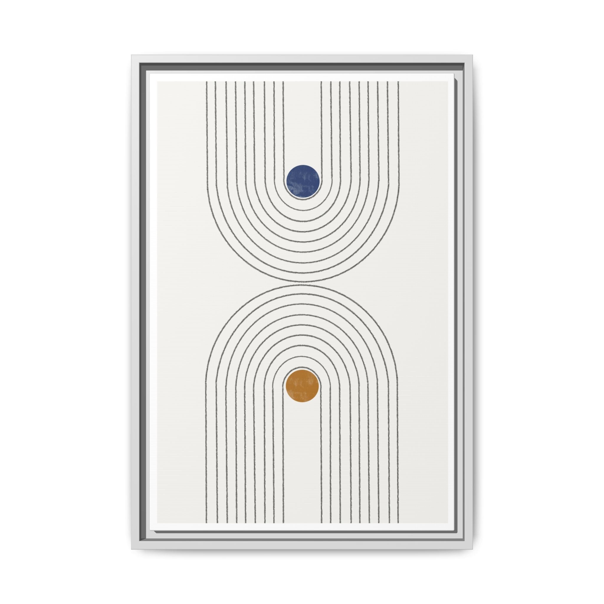 Dual Orbit Rhythm - Framed