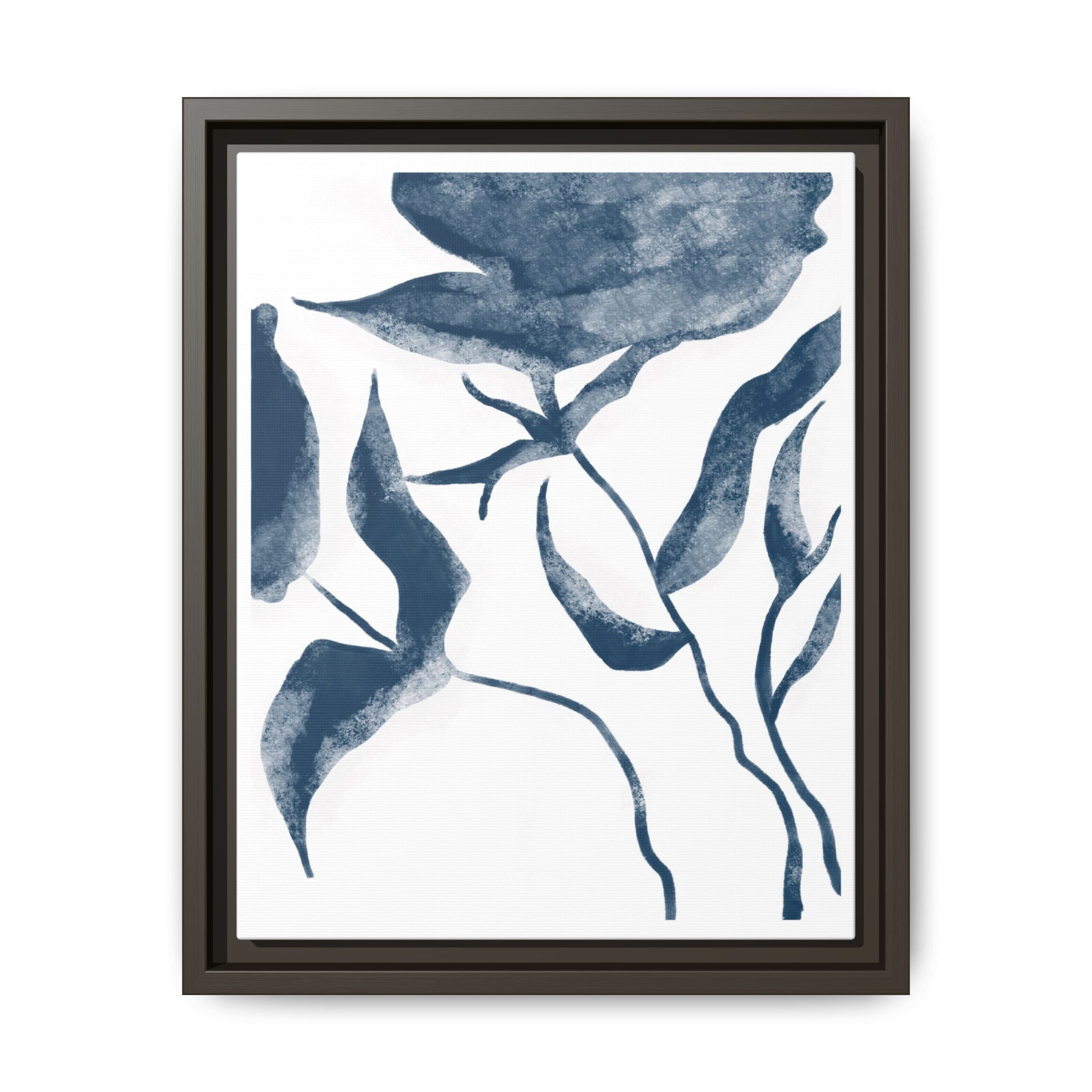 Indigo Bloom Reverie - Framed