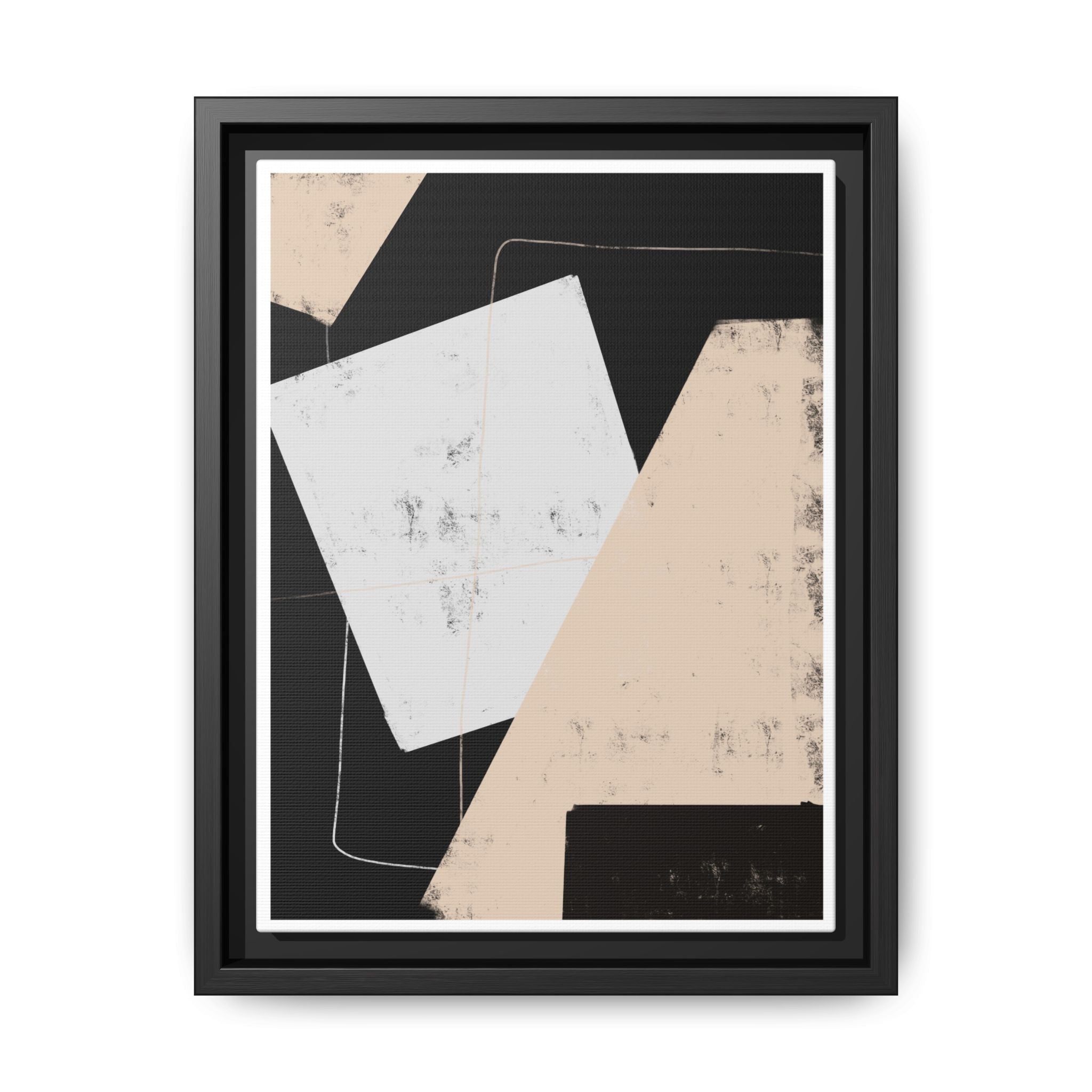 Silent Geometry Passage - Framed