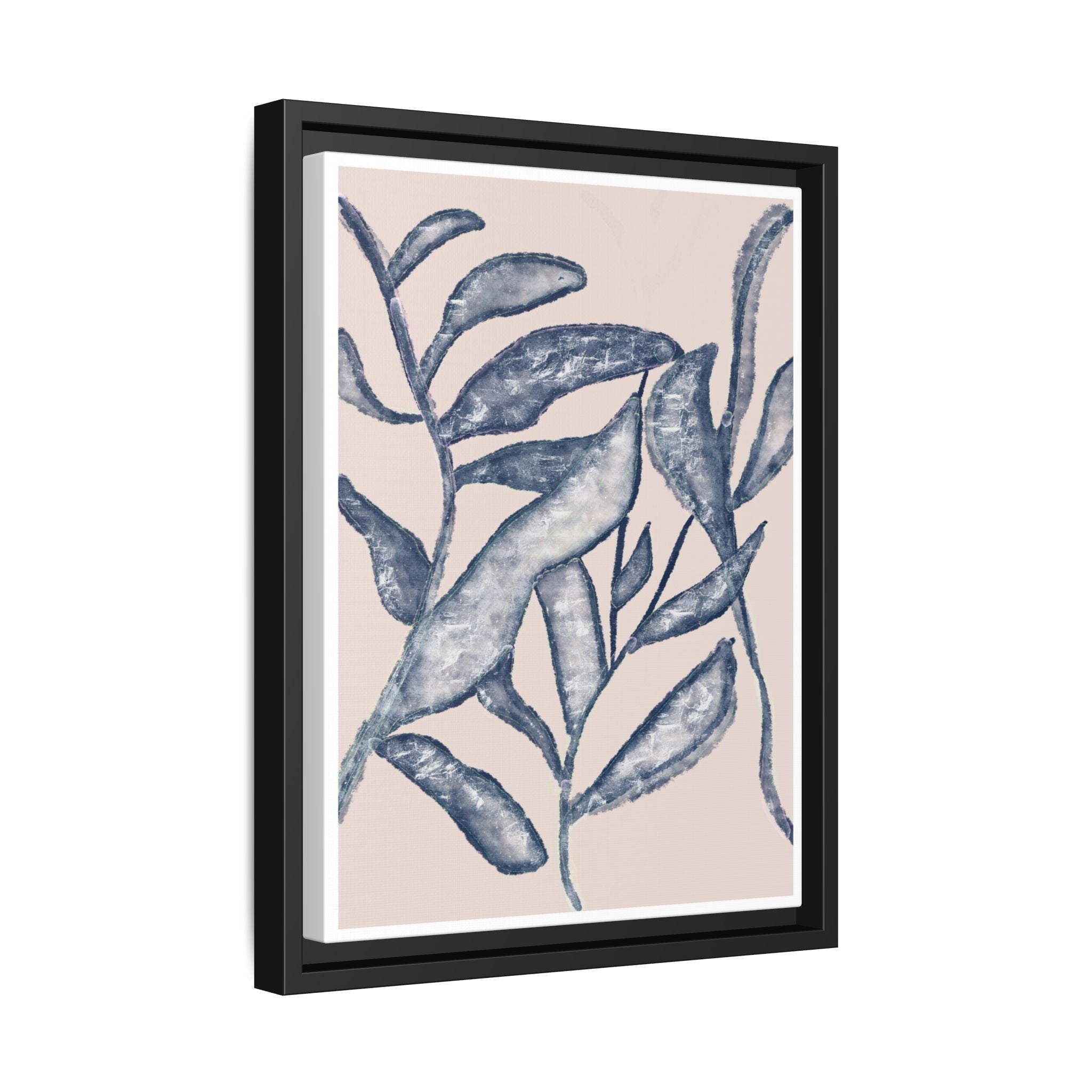 Moonlit Botanical Veil - Framed