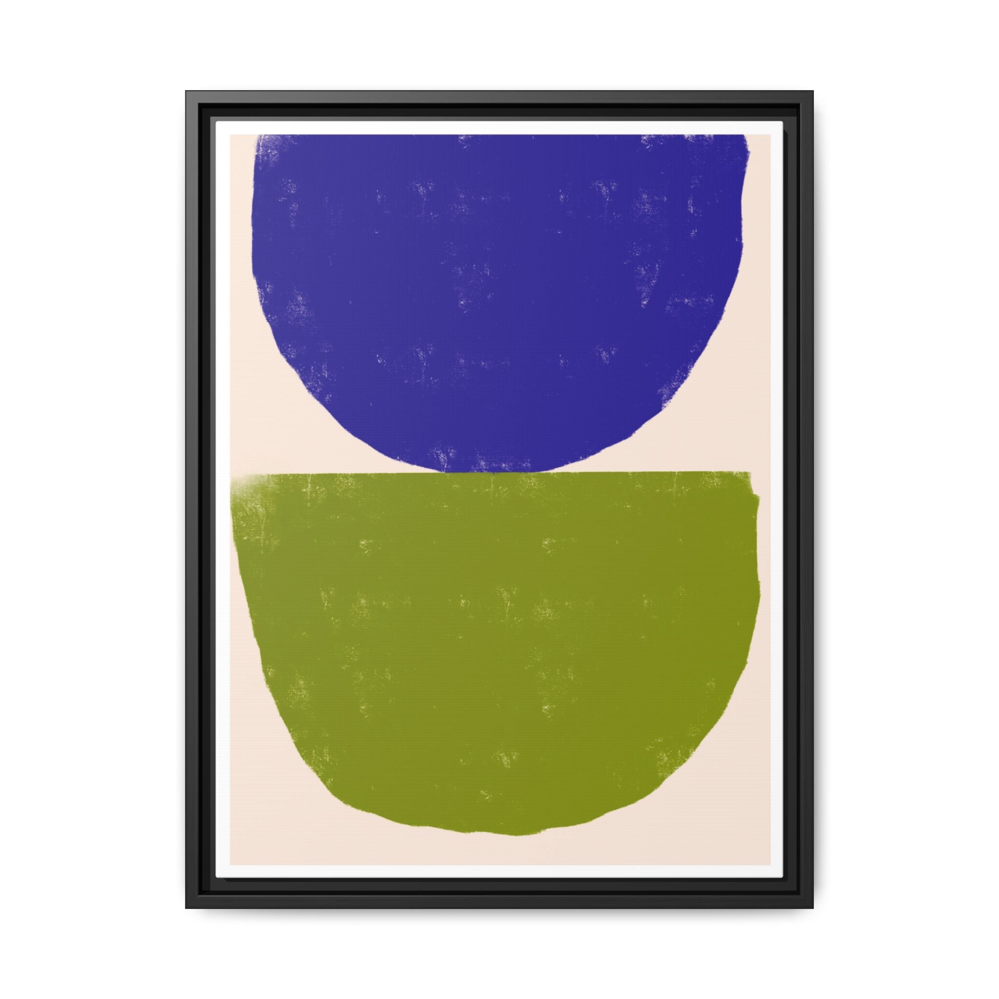 Cobalt Meadow Balance - Framed
