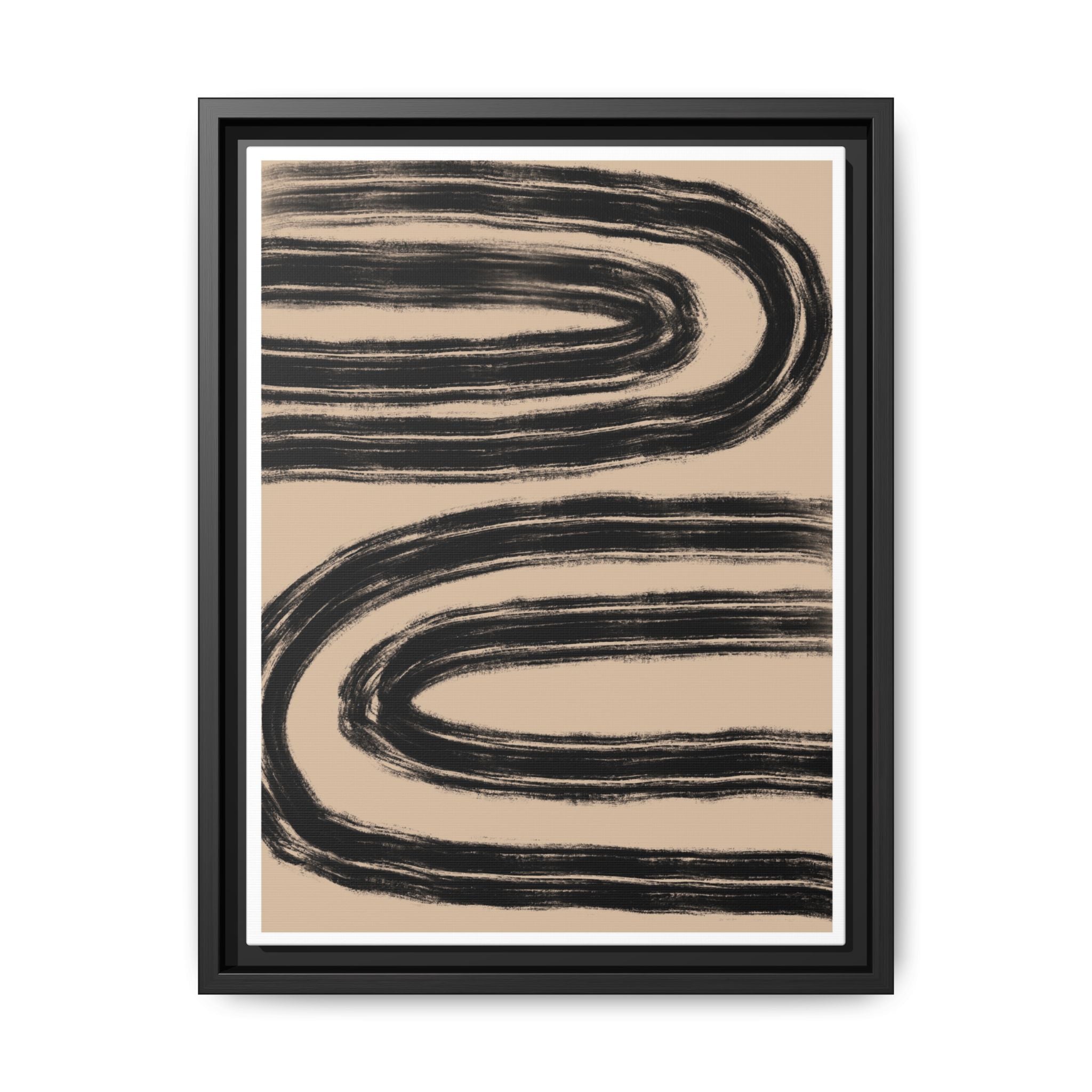 Midnight Current Echoes - Framed