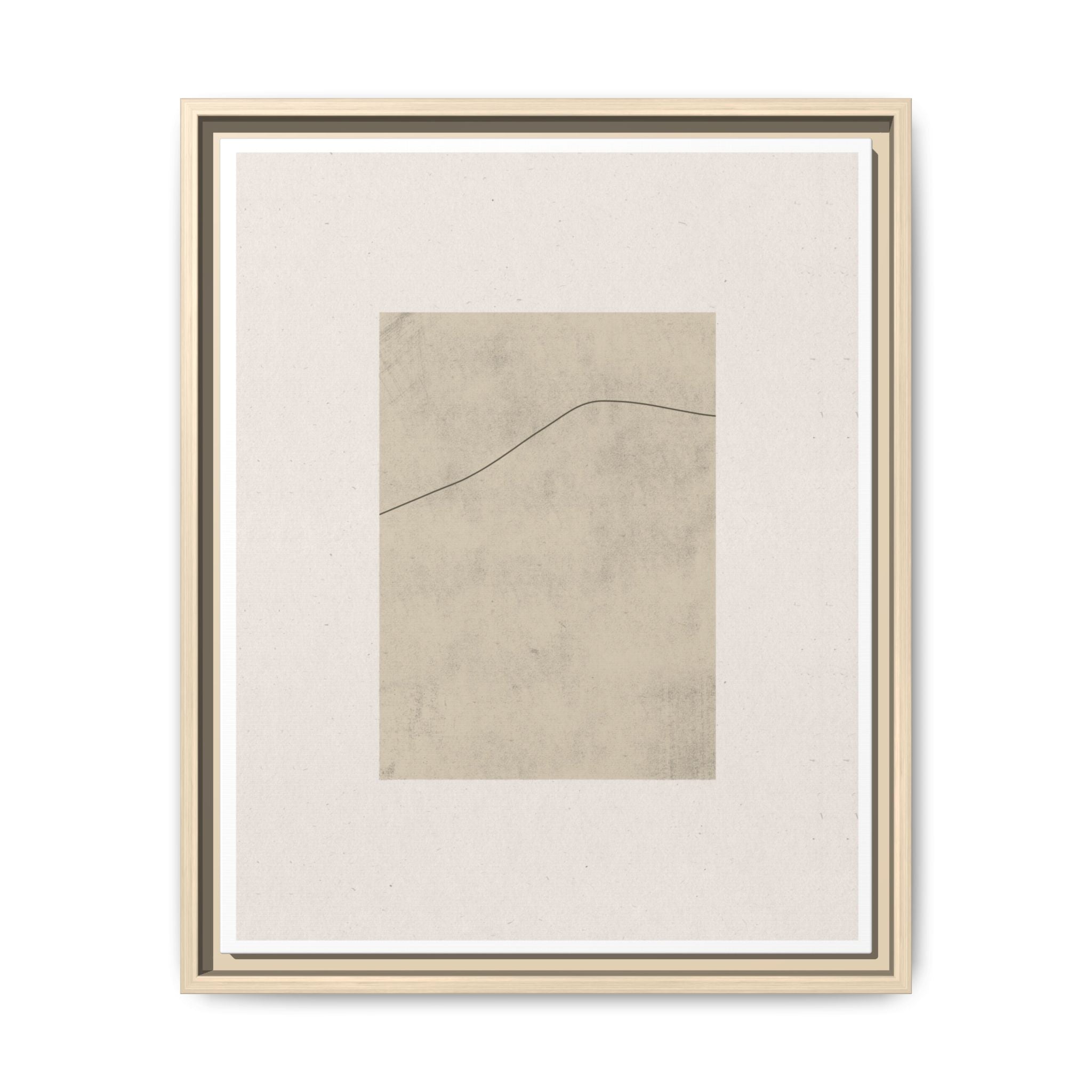 Whispered Horizon Trace - Framed
