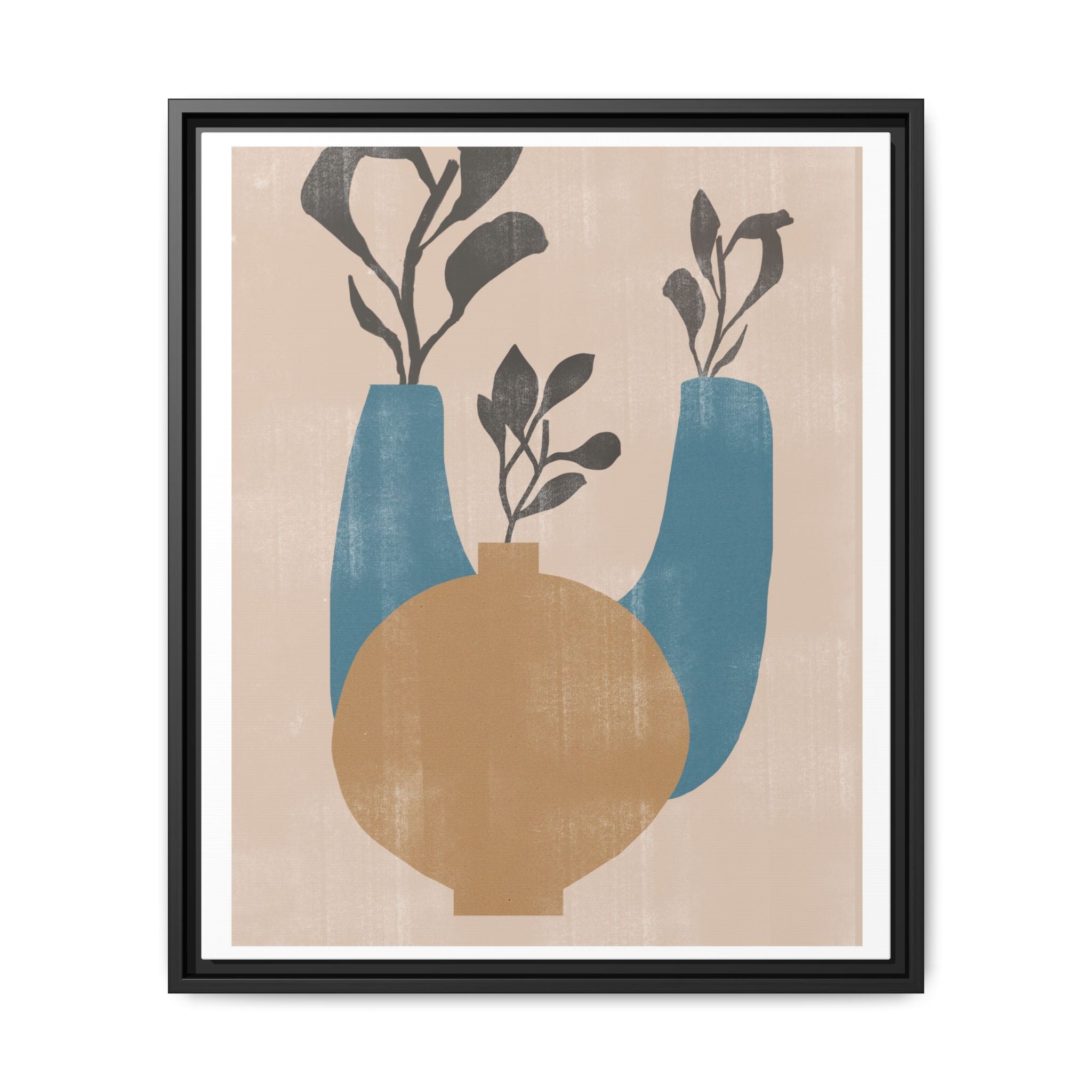Azure Vessel Harmony - Framed