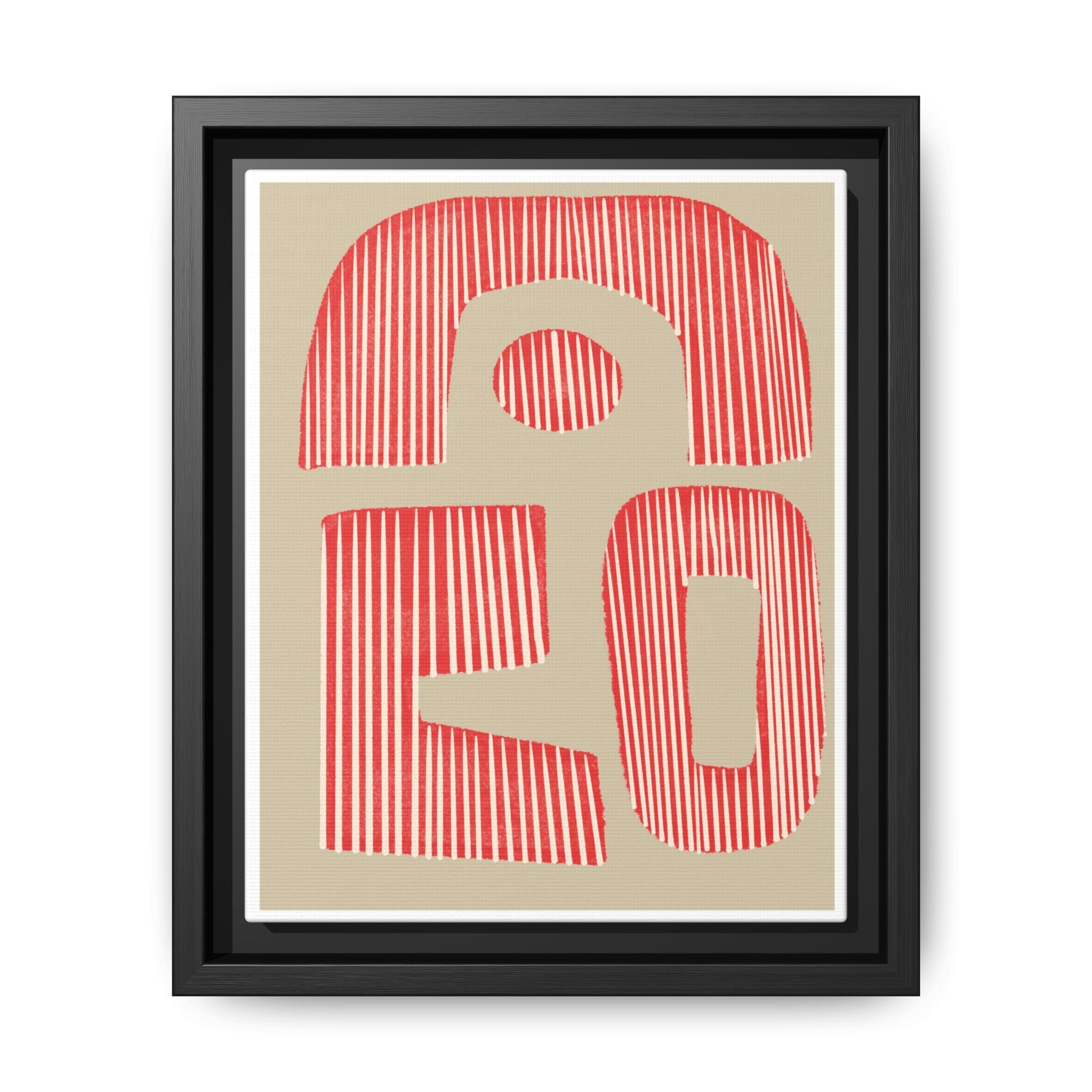 Coral Echo Forms - Framed