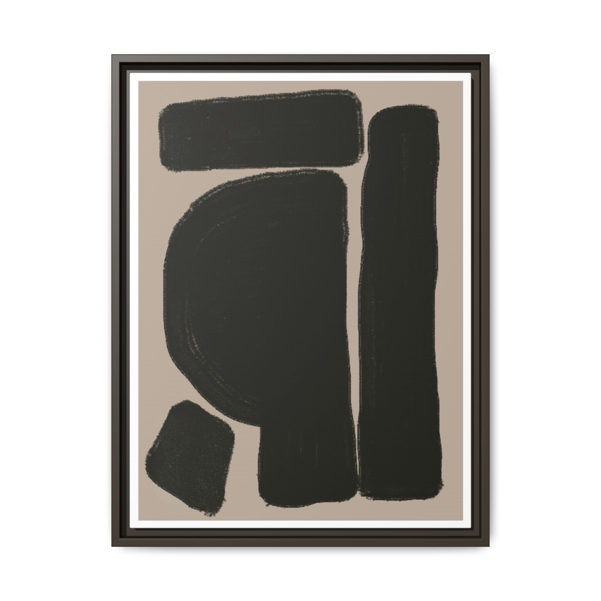 Velvet Obsidian Forms - Framed