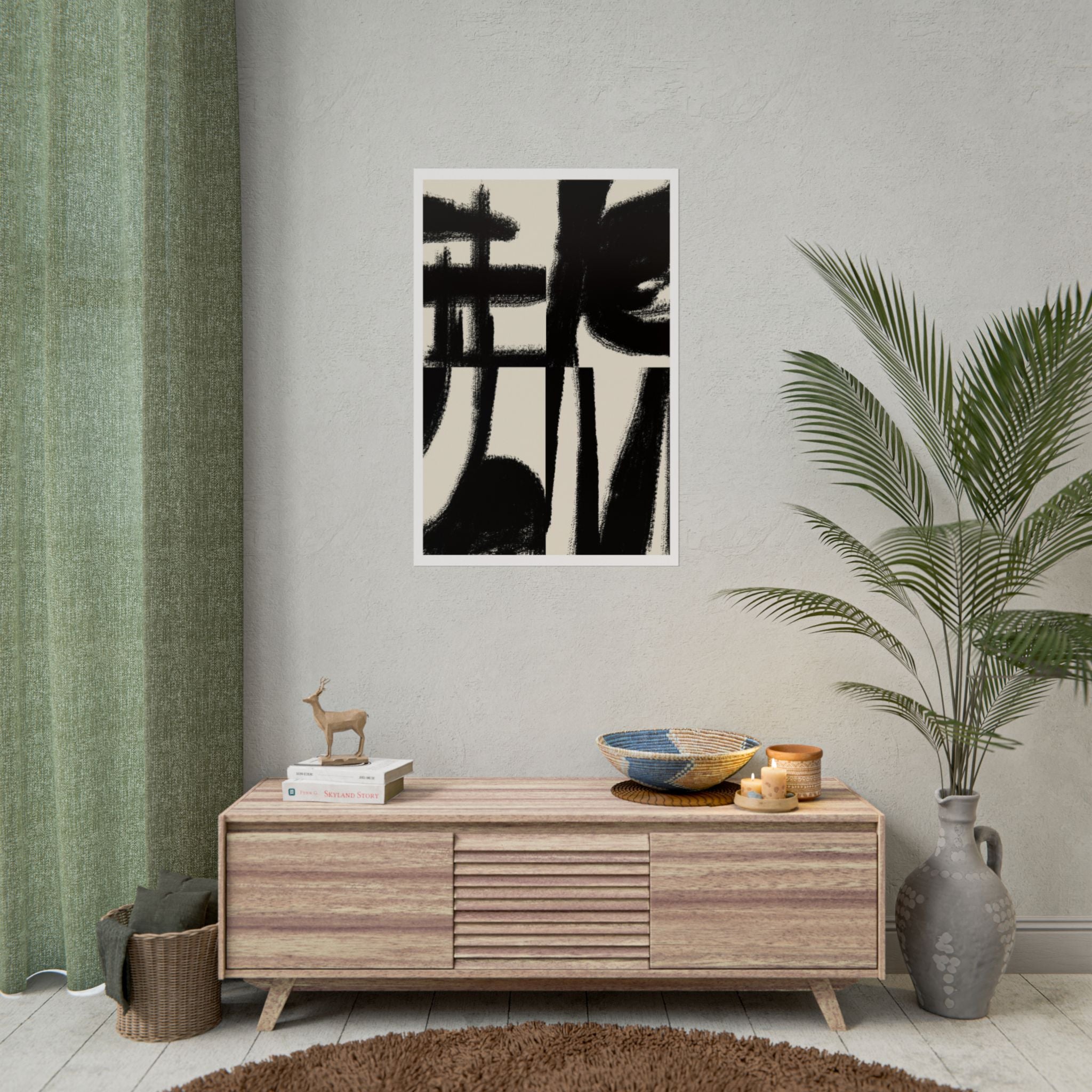 Midnight Gesture Fragments - Poster