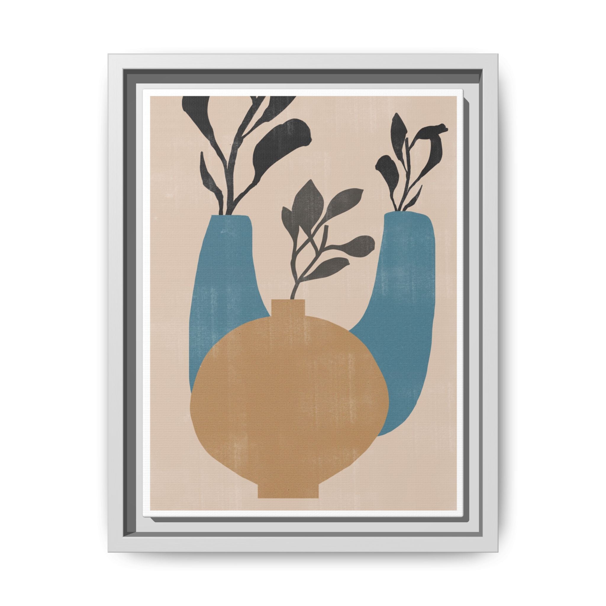 Azure Vessel Harmony - Framed