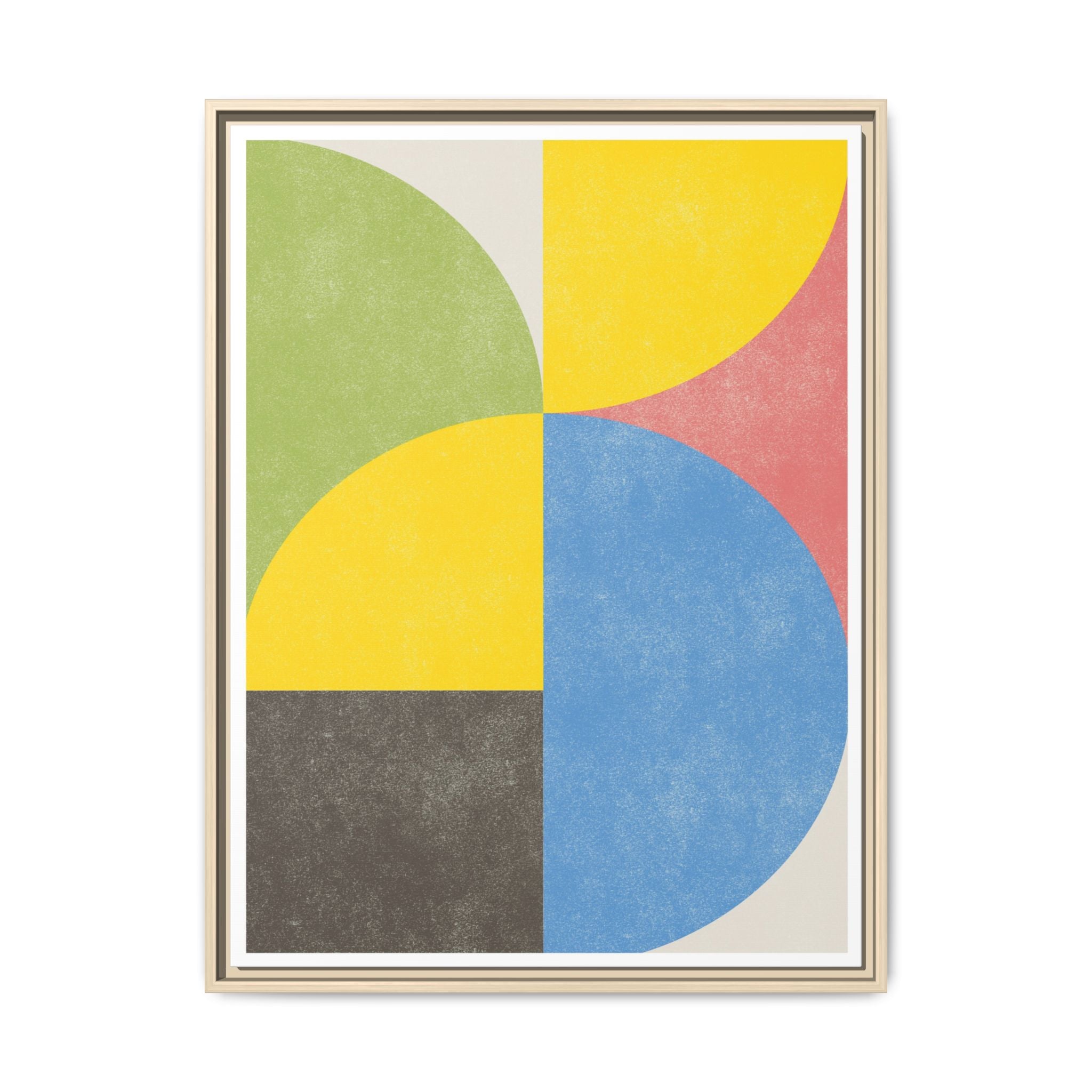 Pastel Orbit Rhythm - Framed