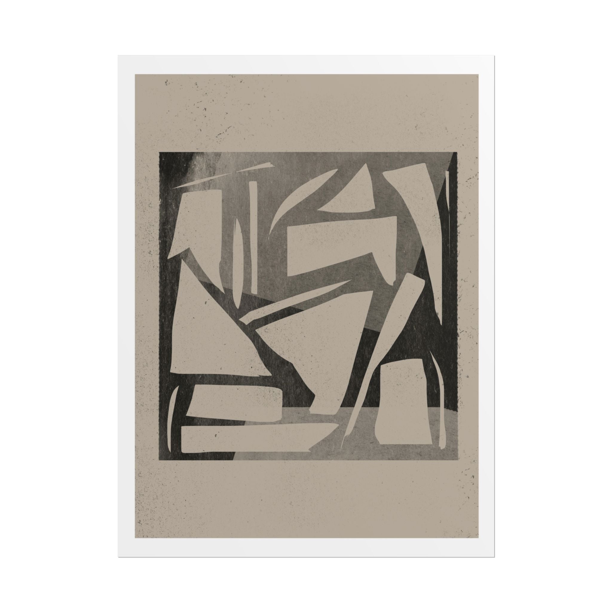 Shadow Fragment Rhythm Study - Poster