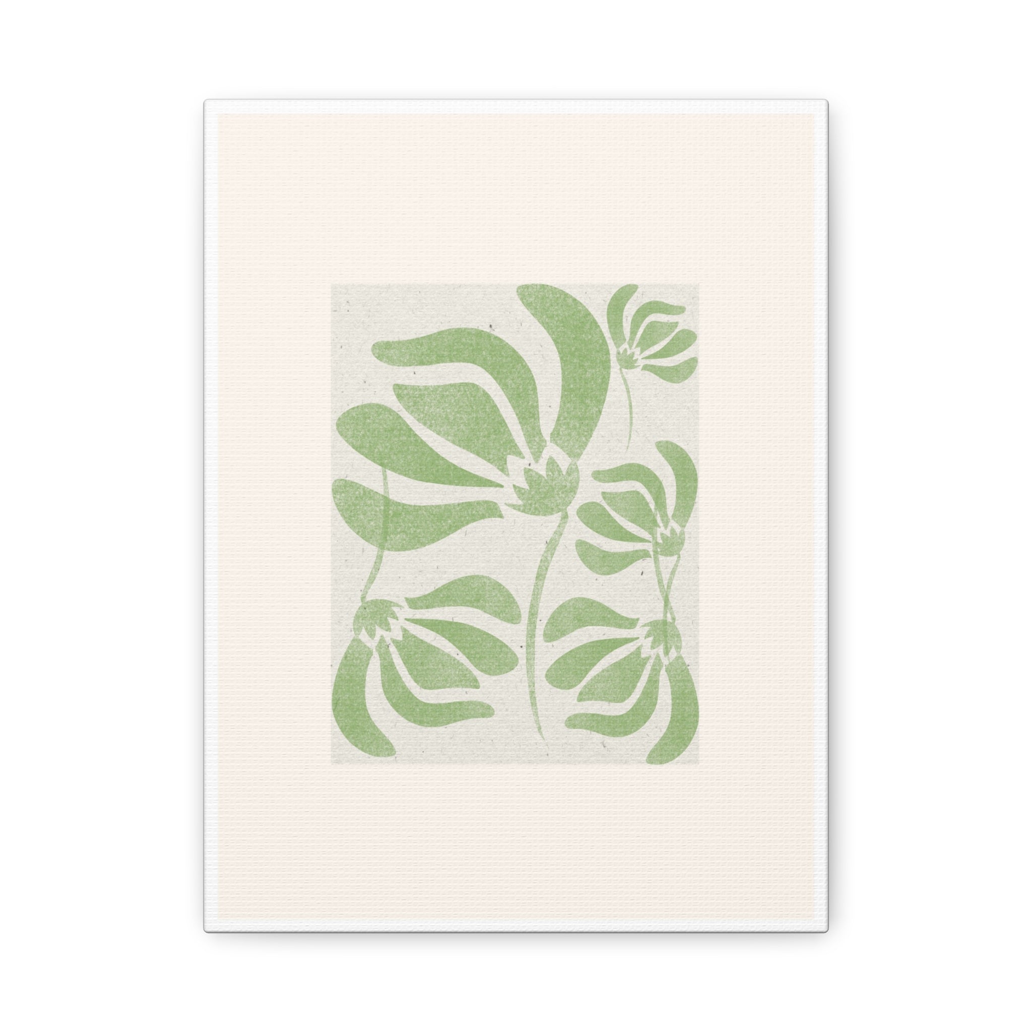 Verdant Bloom Harmony - Canvas