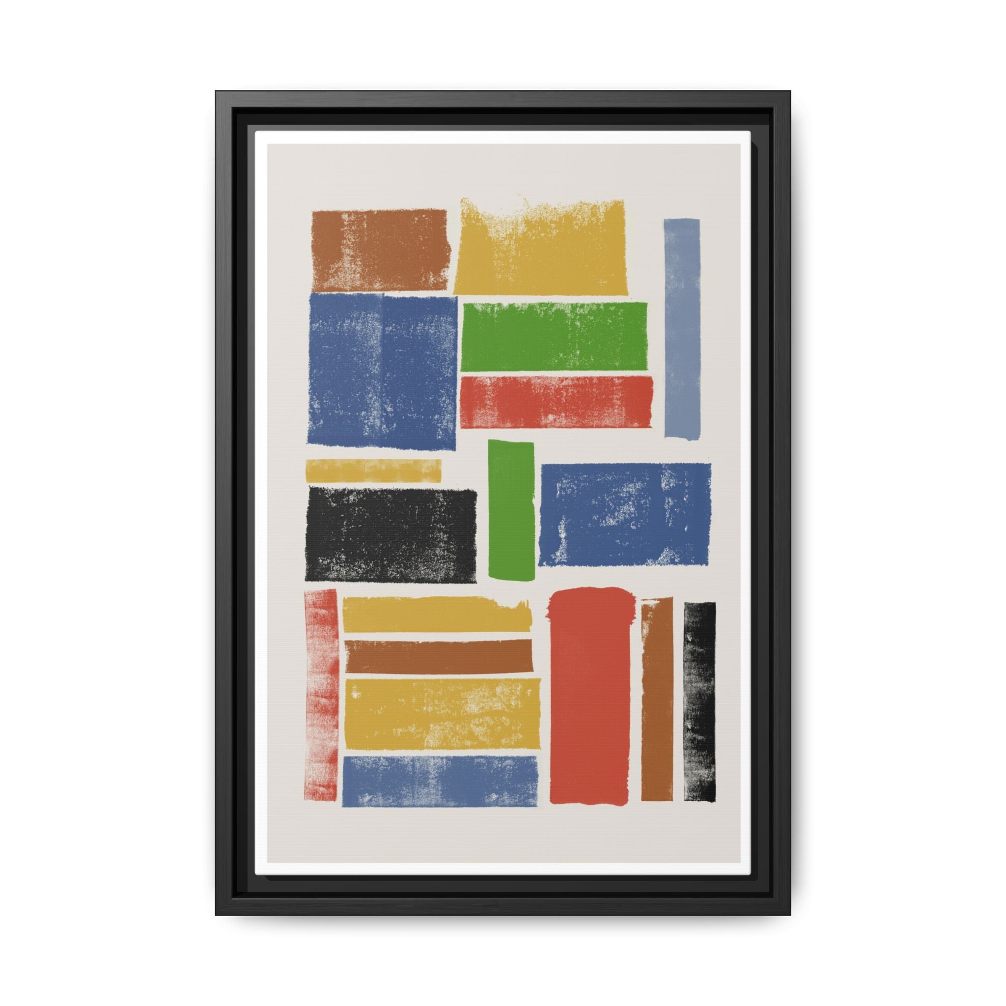 Playful Color Rhythm - Framed