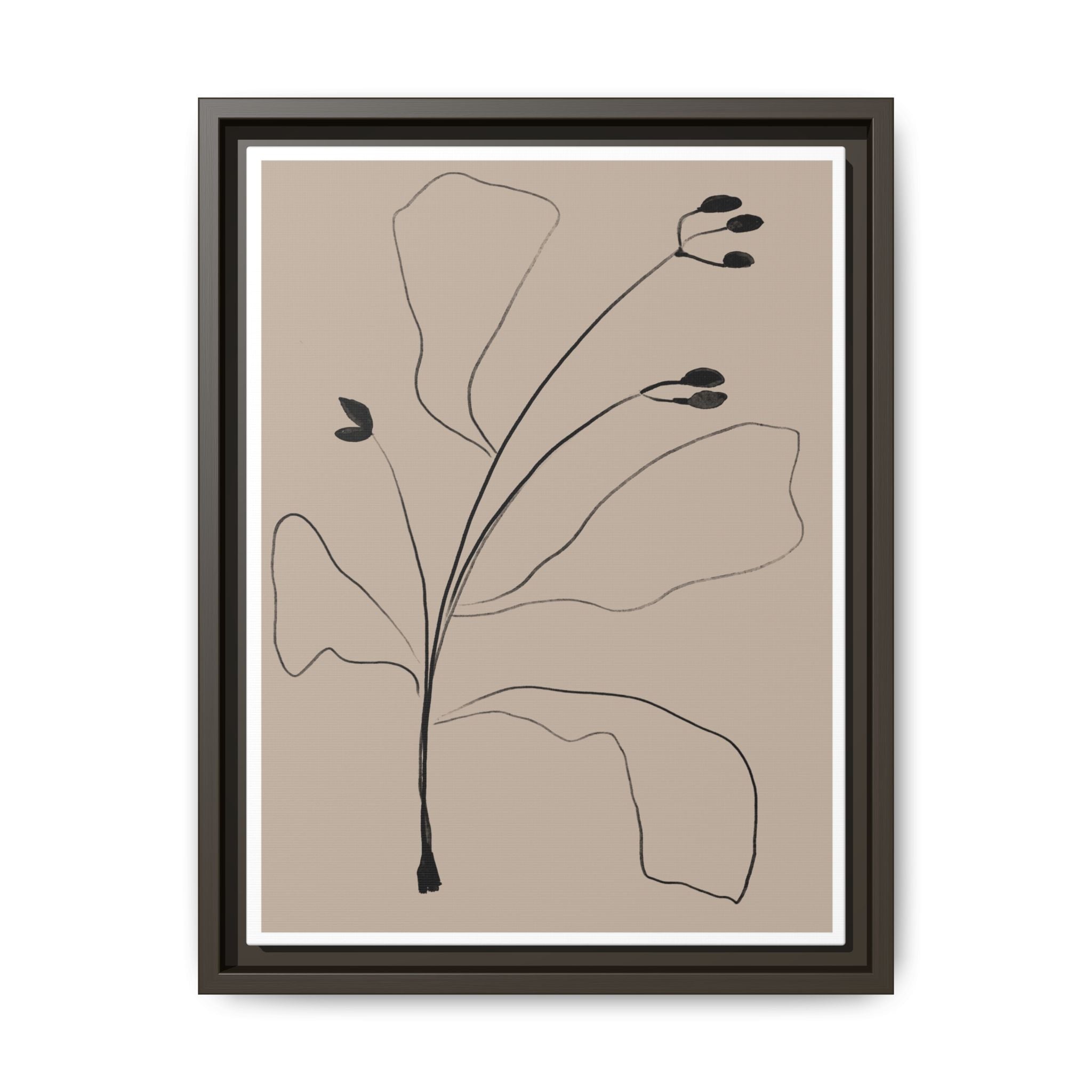 Quiet Botanical Gesture - Framed