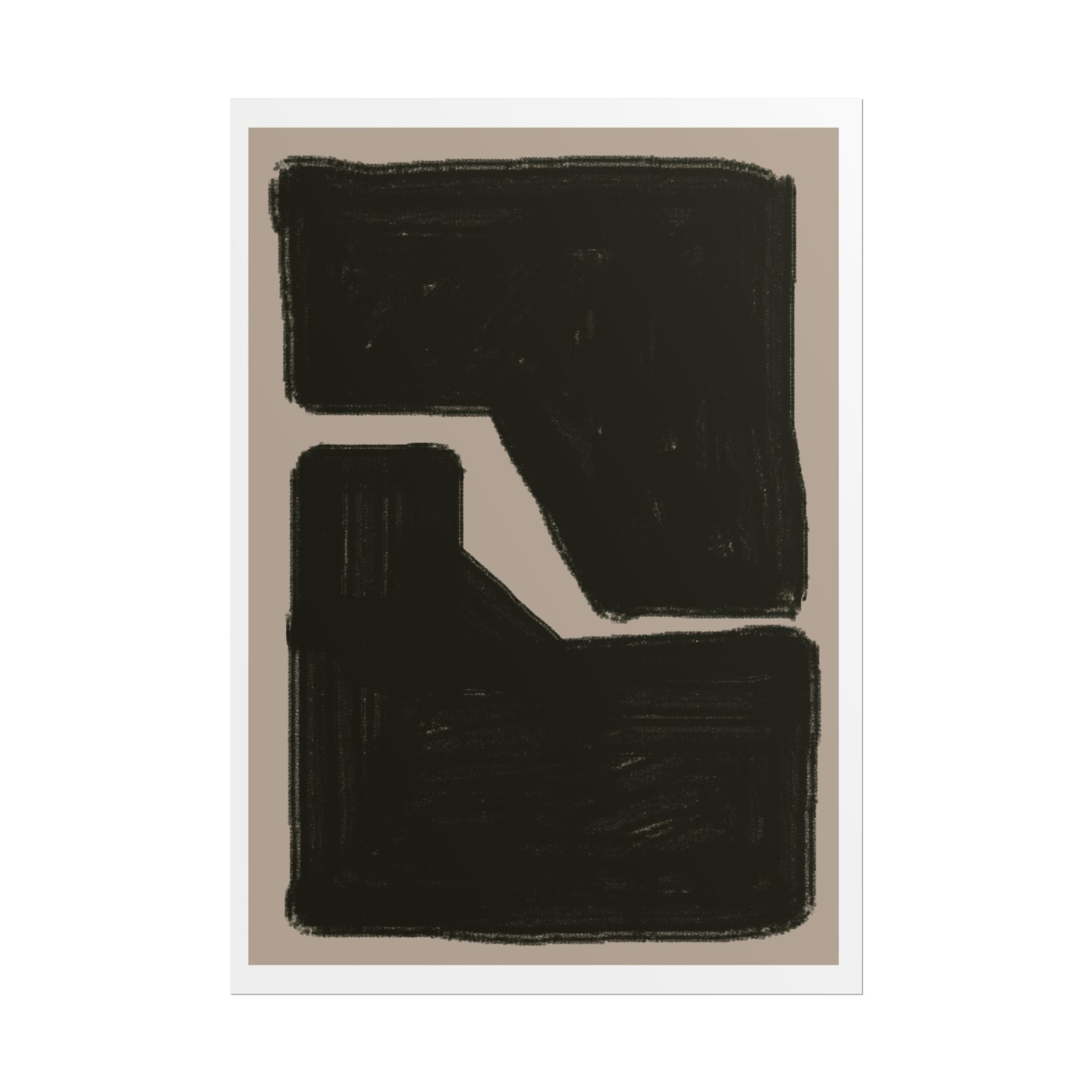 Midnight Geometry Passage - Poster