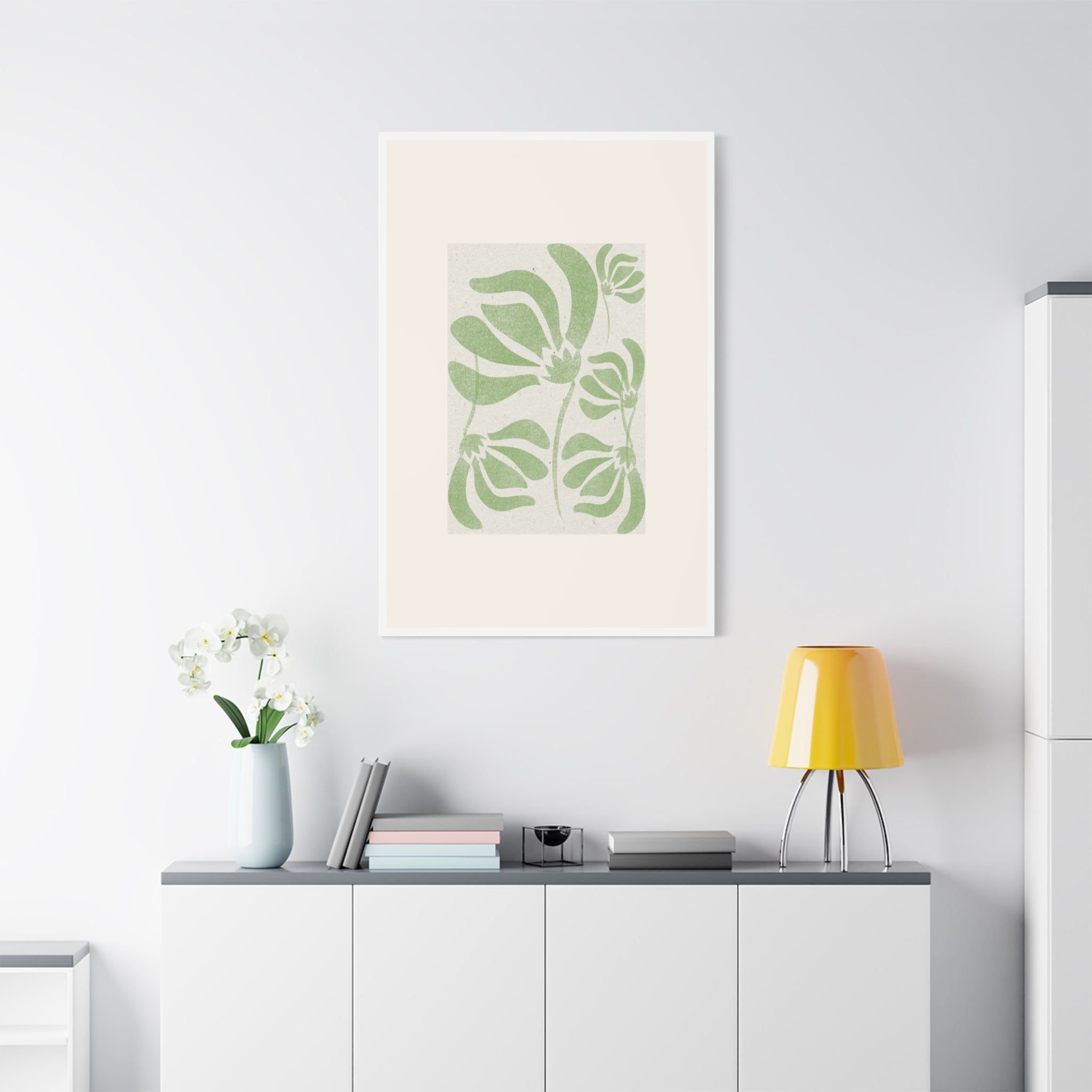 Verdant Bloom Harmony - Canvas