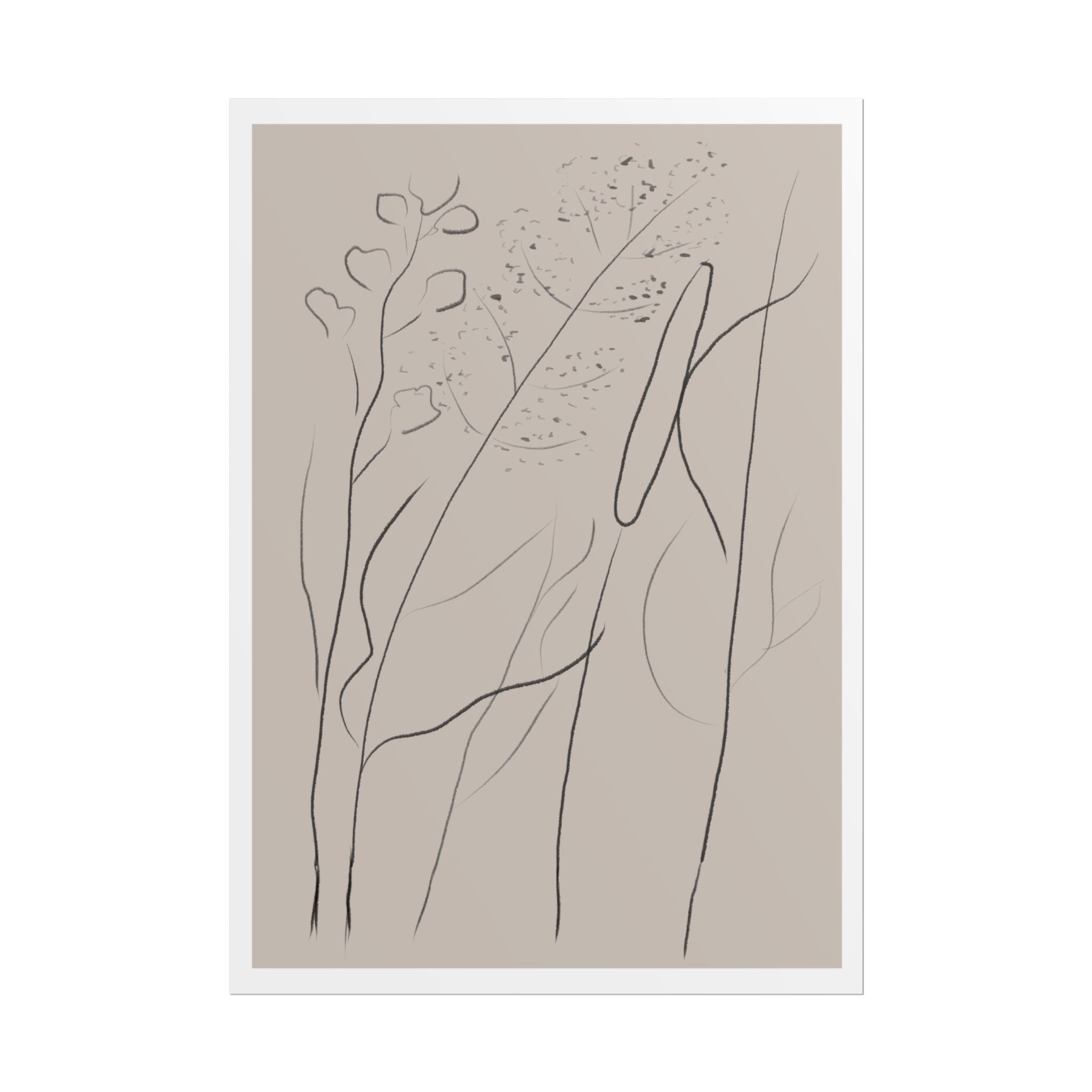 Quiet Woodland Traces - Poster