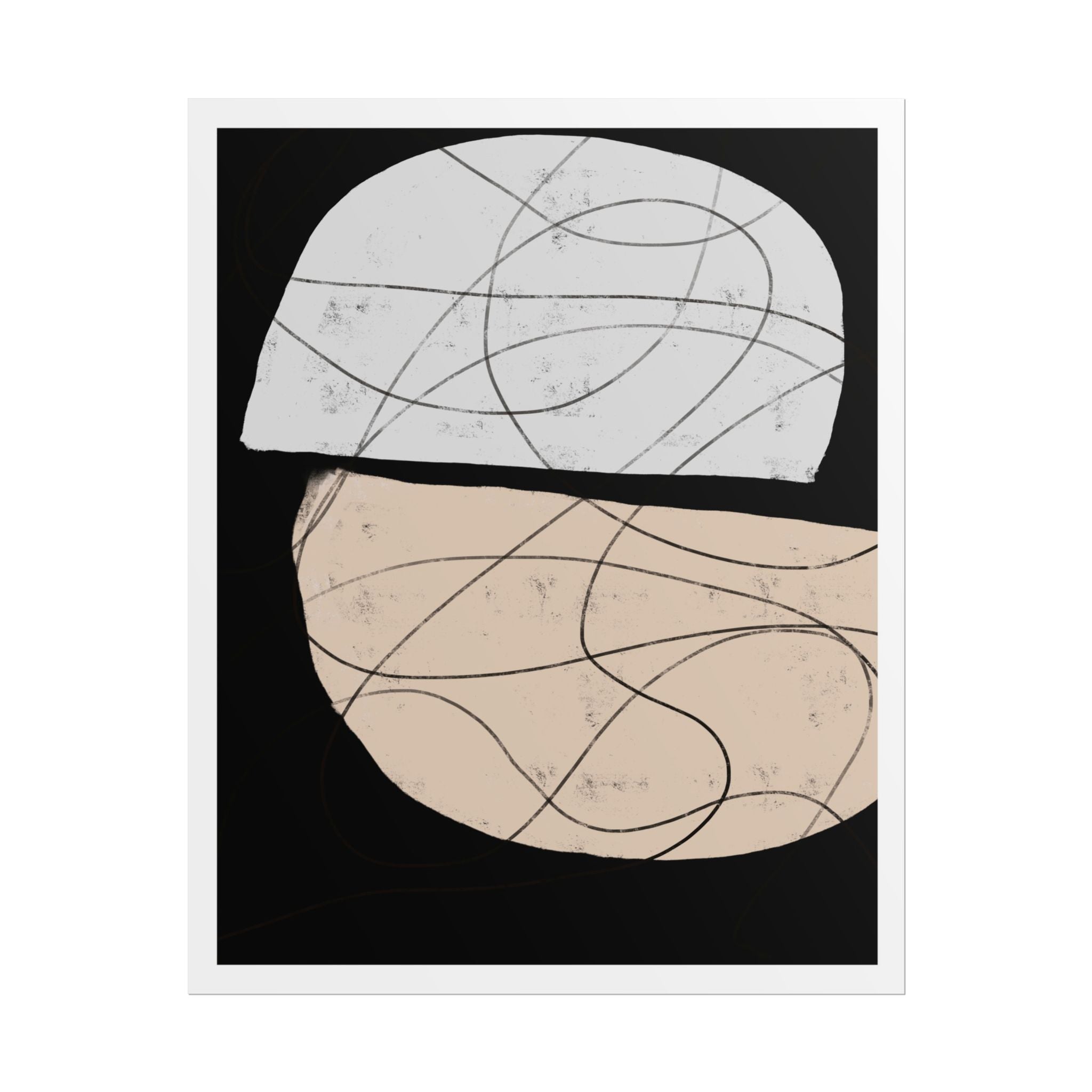 Nocturne Orbit Lines - Poster