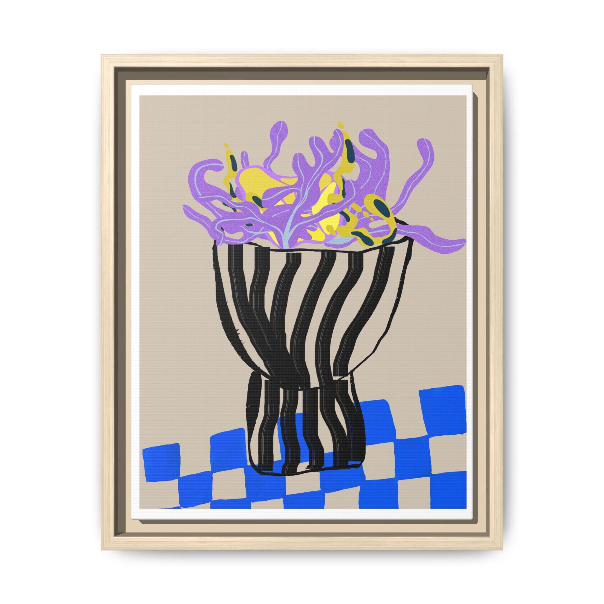 Lavender Coral Mirage - Framed