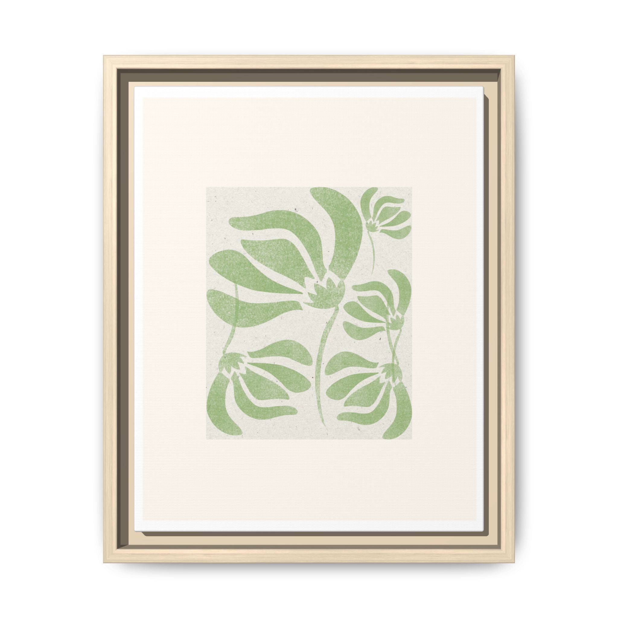 Verdant Bloom Harmony - Framed