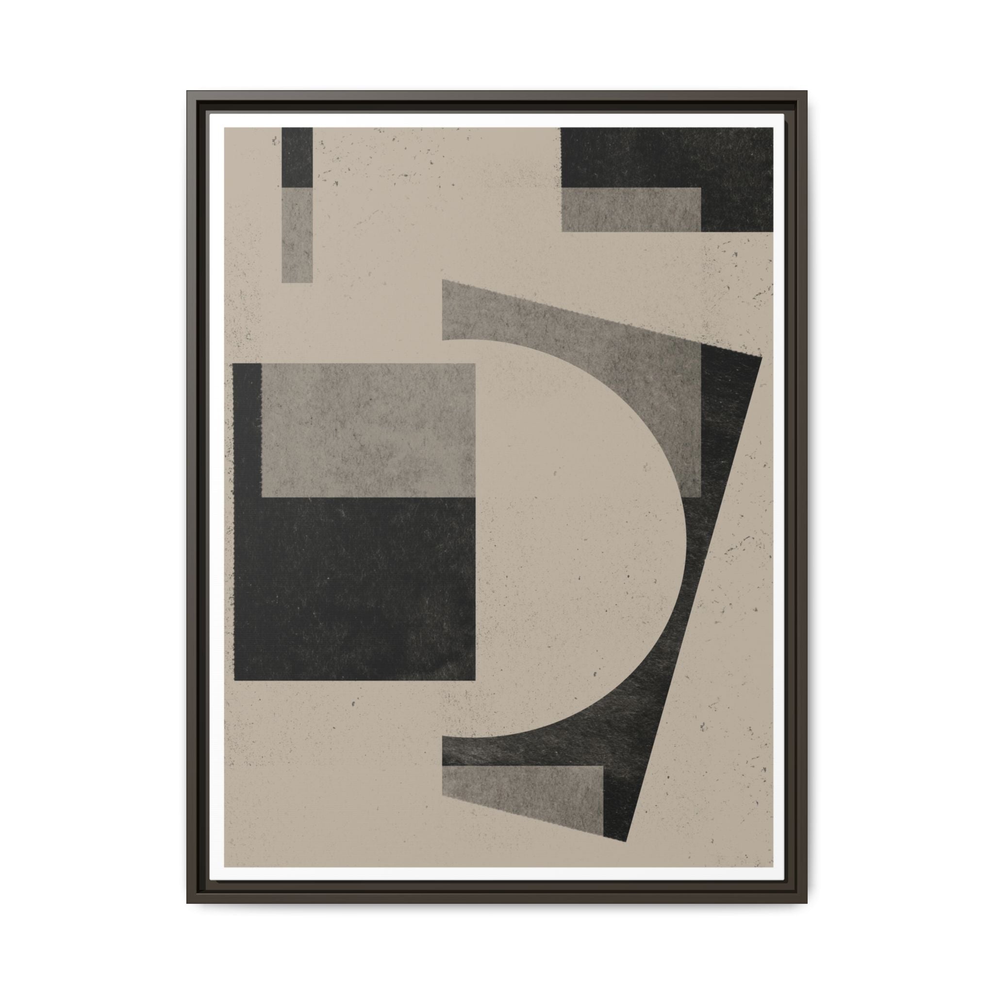 Obsidian Balance Study - Framed