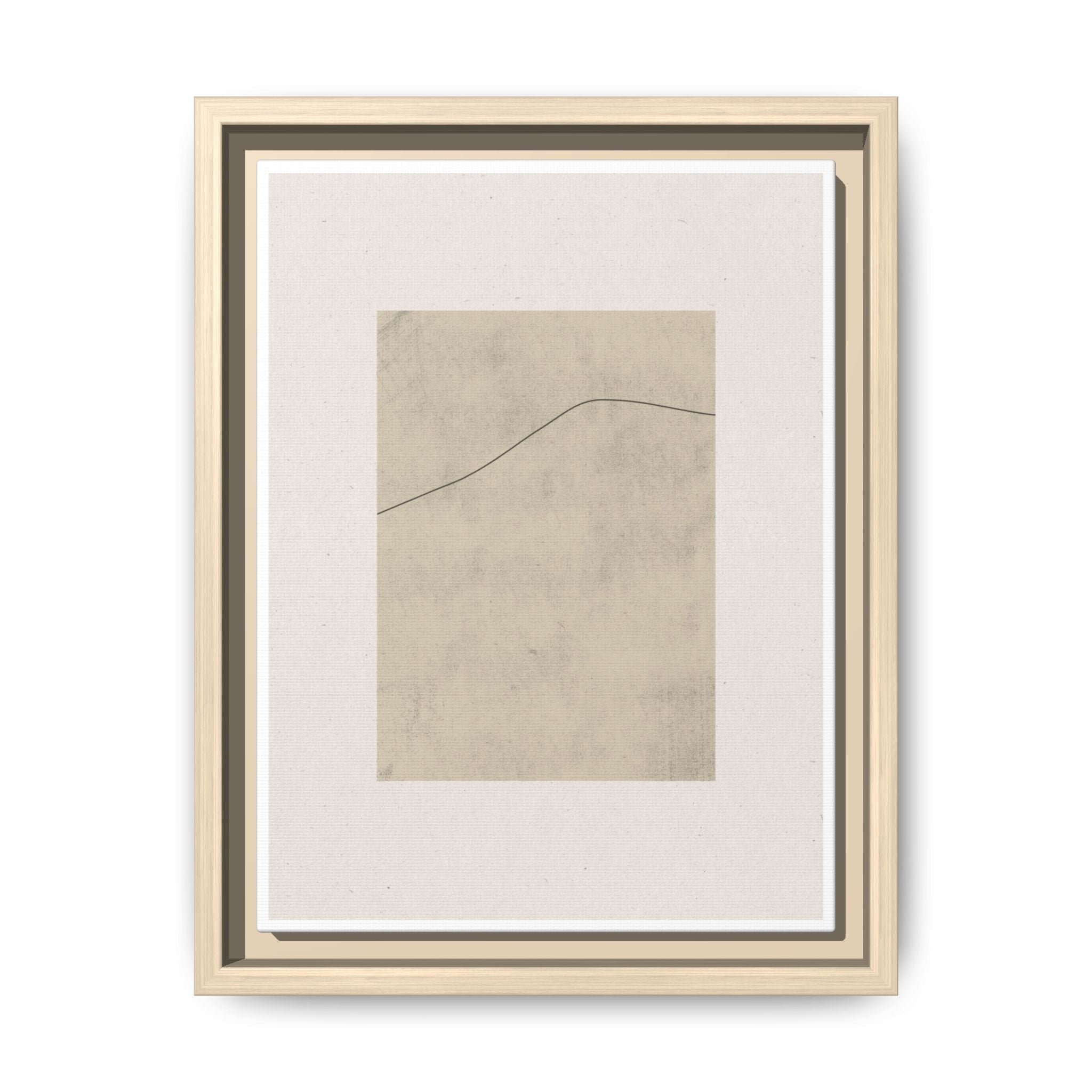 Whispered Horizon Trace - Framed