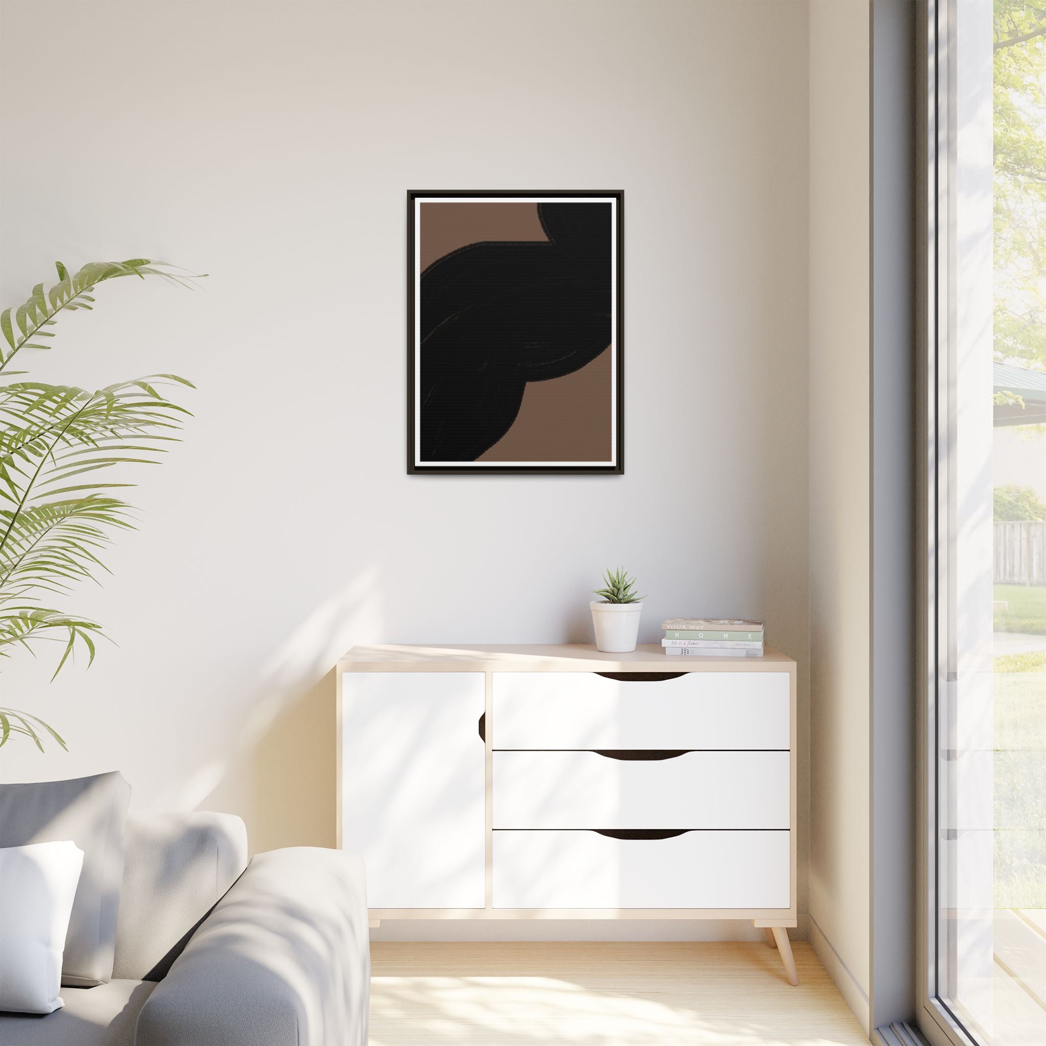 Midnight Drift Curves - Framed