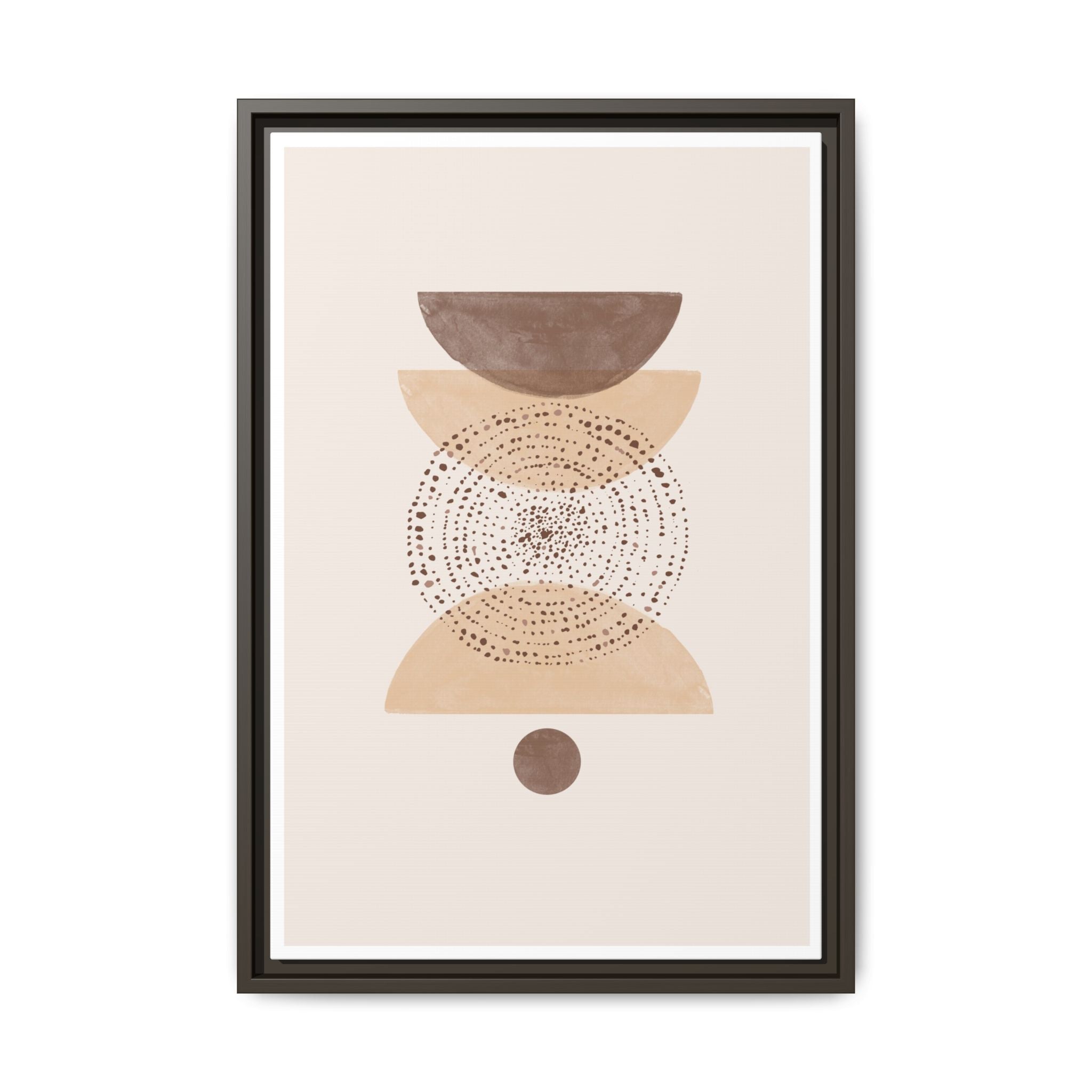 Terracotta Orbit Balance - Framed