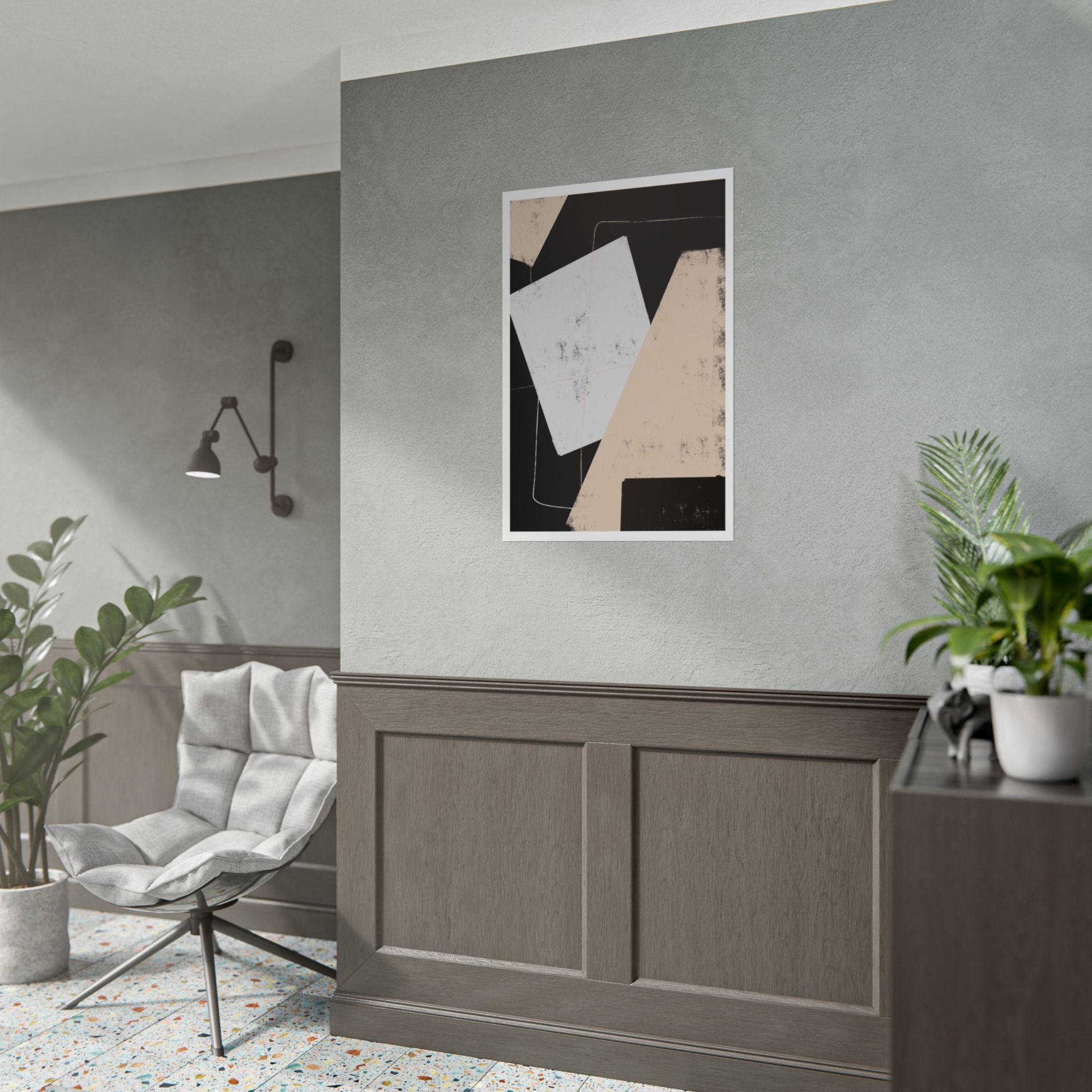 Silent Geometry Passage - Poster
