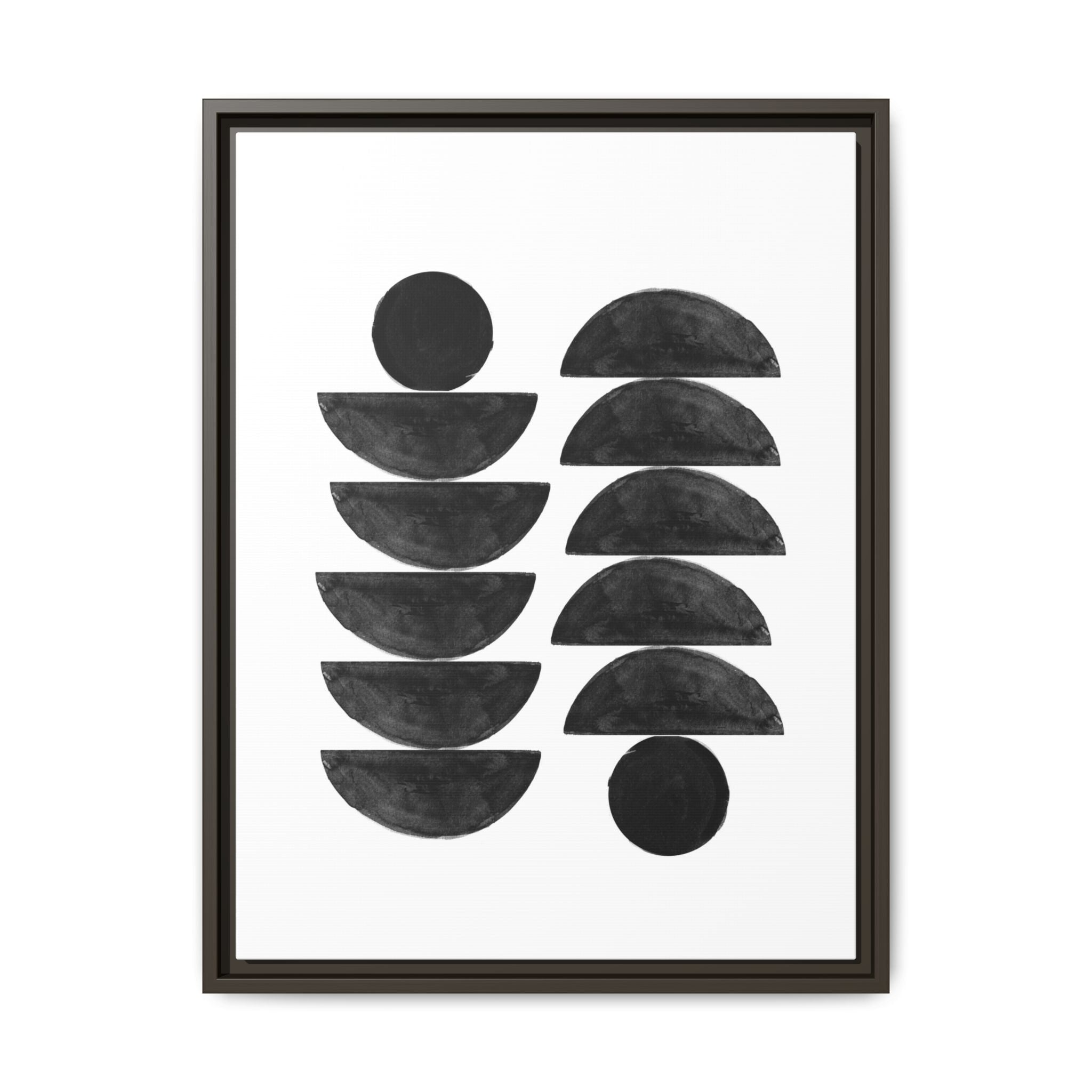 Obsidian Balance Echoes - Framed