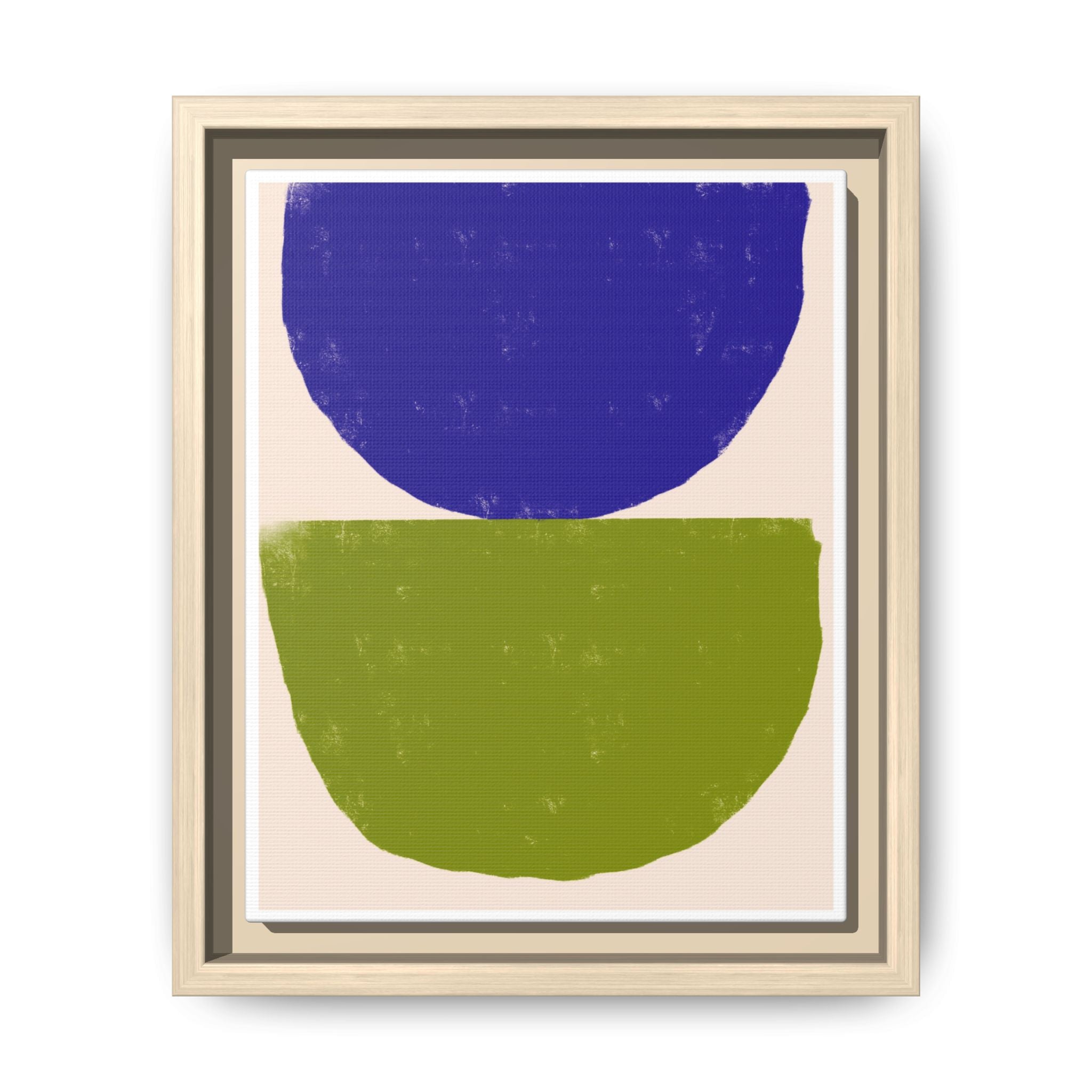 Cobalt Meadow Balance - Framed