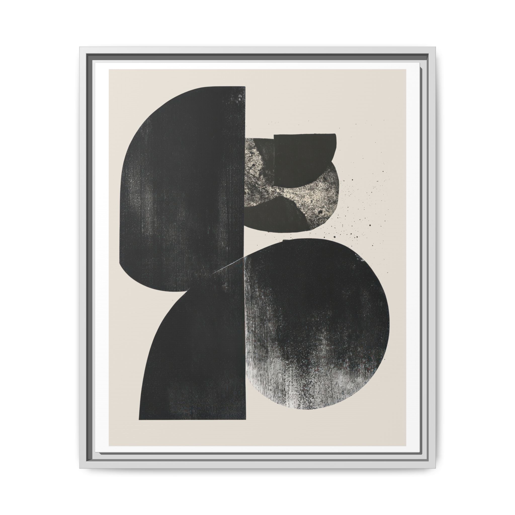Obsidian Drift Composition - Framed