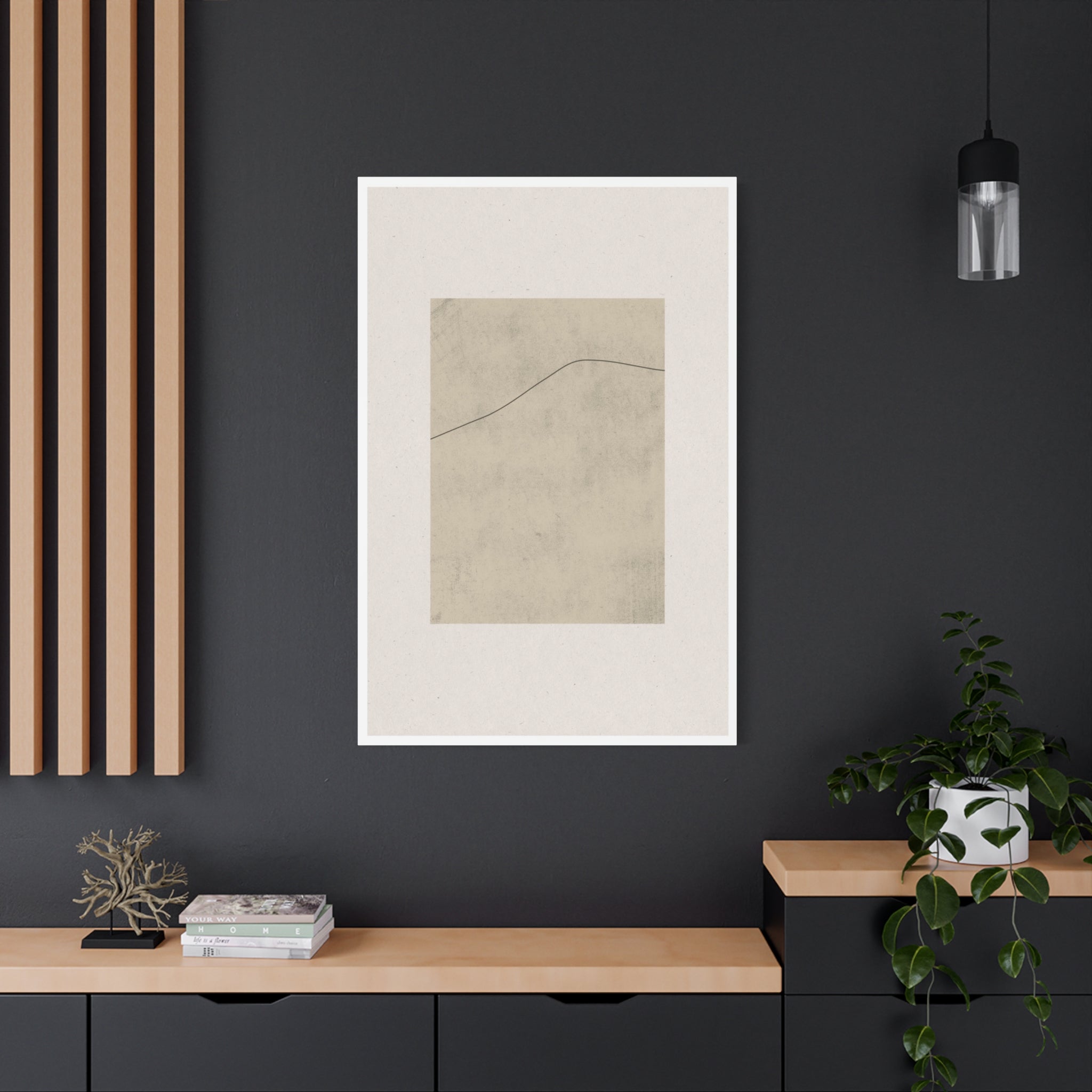 Whispered Horizon Trace - Canvas